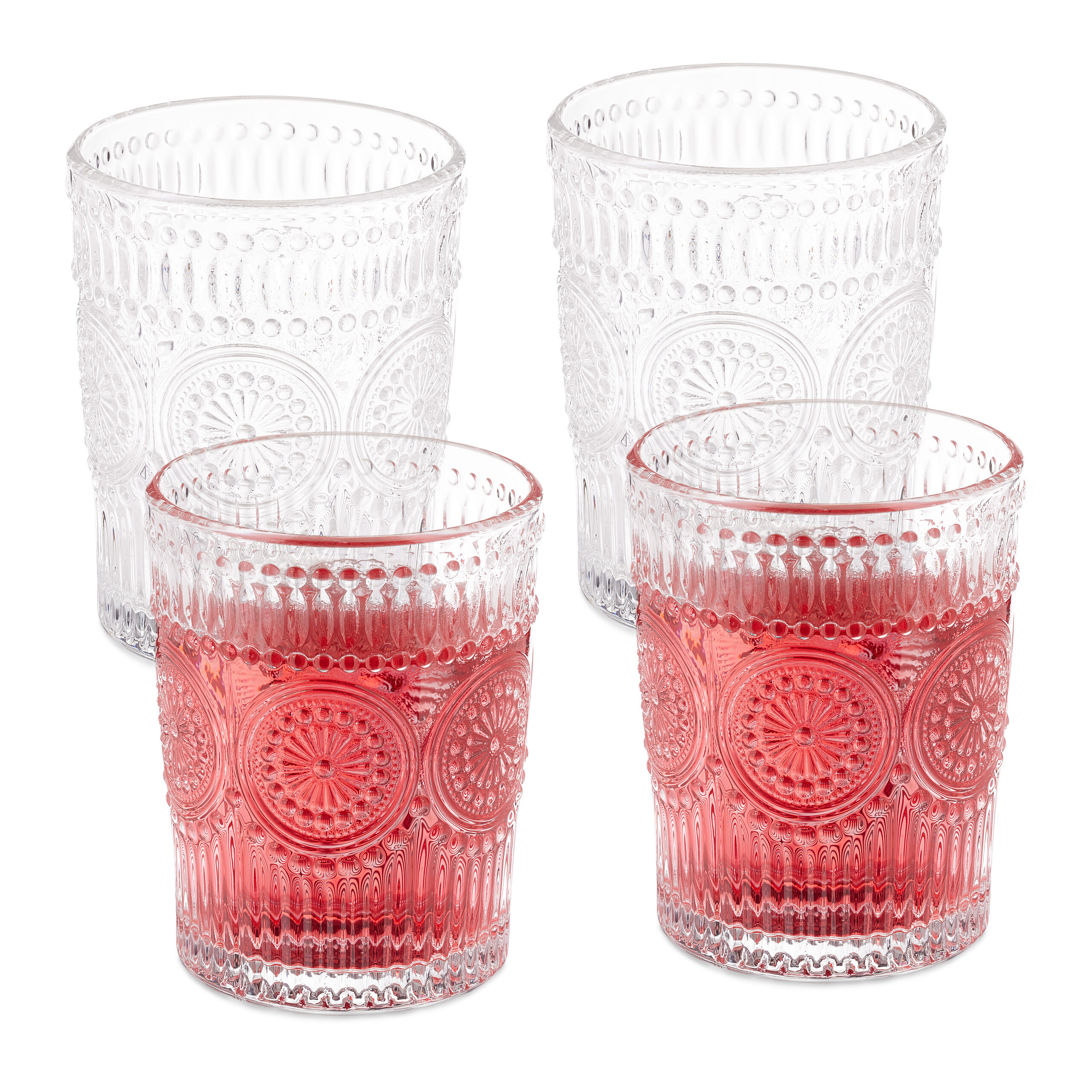Vintage Trinkgläser 4er Set 300 ml kaufen