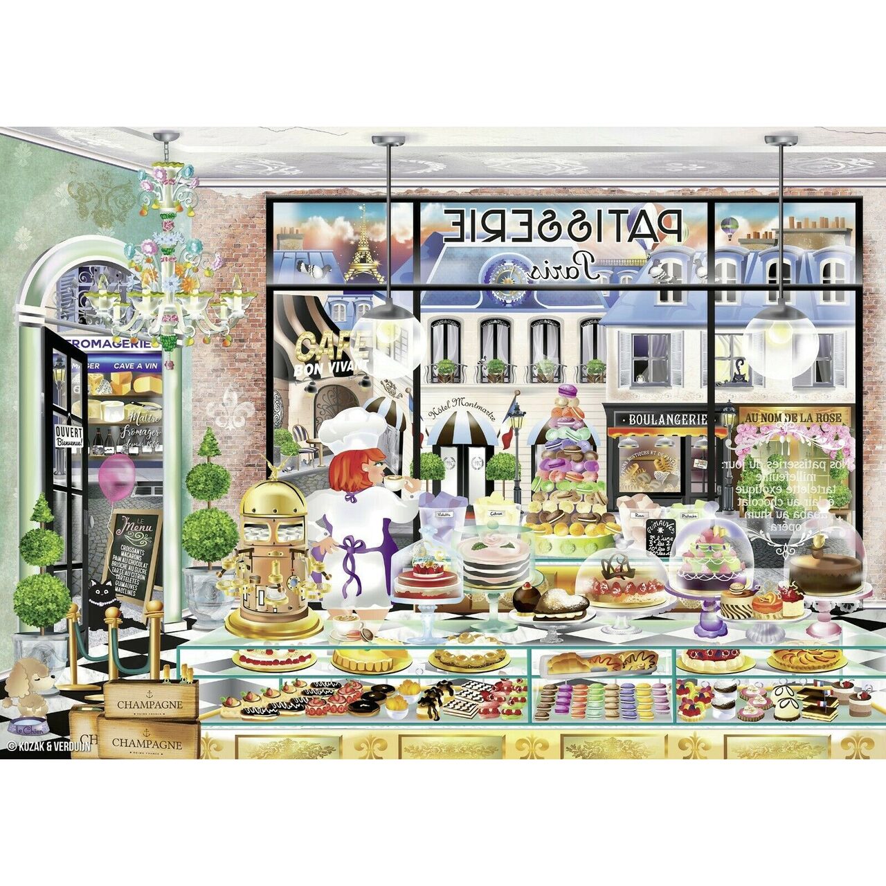"The Morning Dump" 1000 Teile Puzzle - Witziges Hundepuzzle Für Erwachsene & Familien, 69,8 X 49,5 Cm