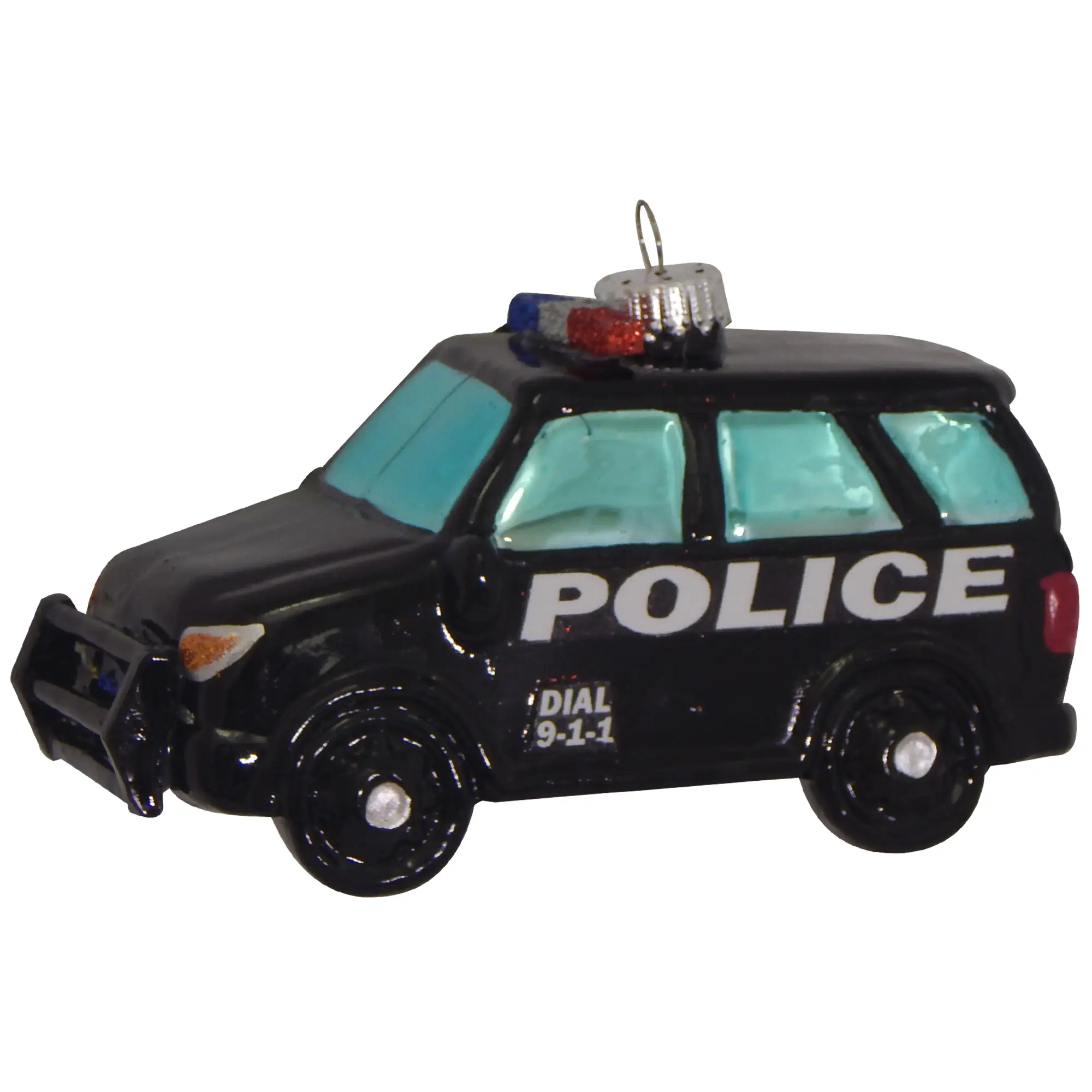 SUV-Polizeifahrzeug 11cm Glas aus