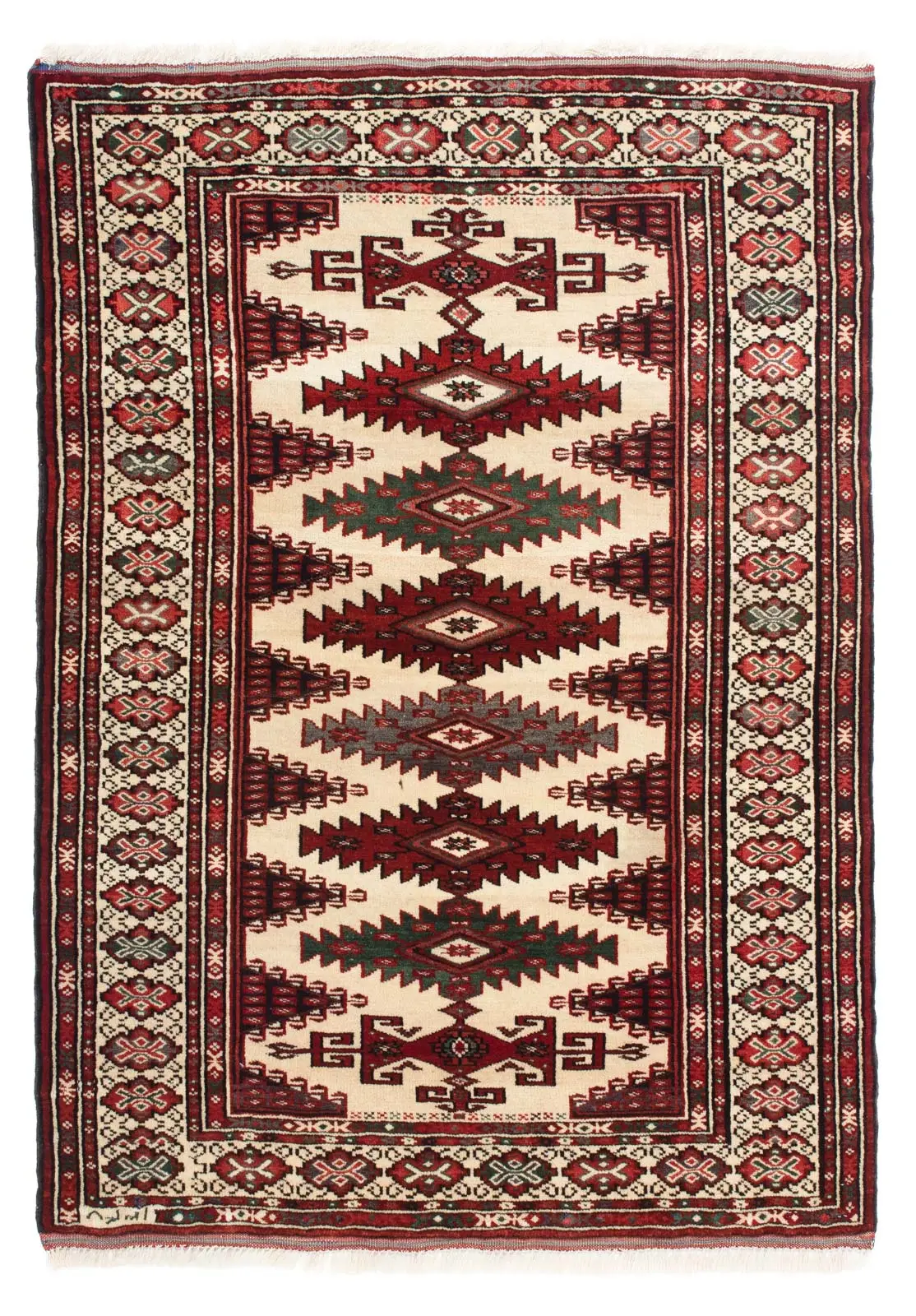 Belutsch Teppich - 128 x 91 cm - beige