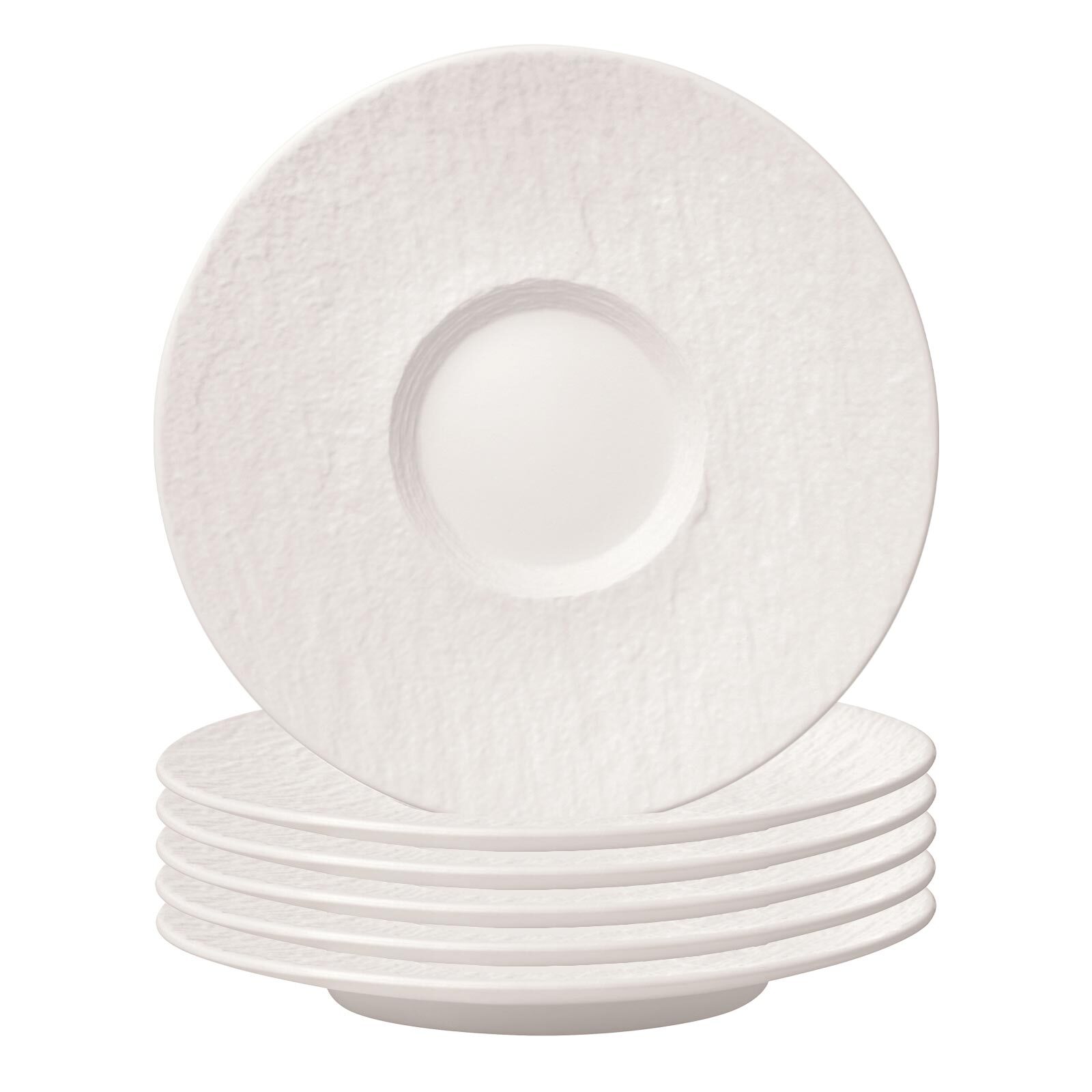 Villeroy & Boch Manufacture Rock Espressotassen Set – 6 Schwarze Porzellantassen, Spülmaschinenfest & Mikrowellengeeignet