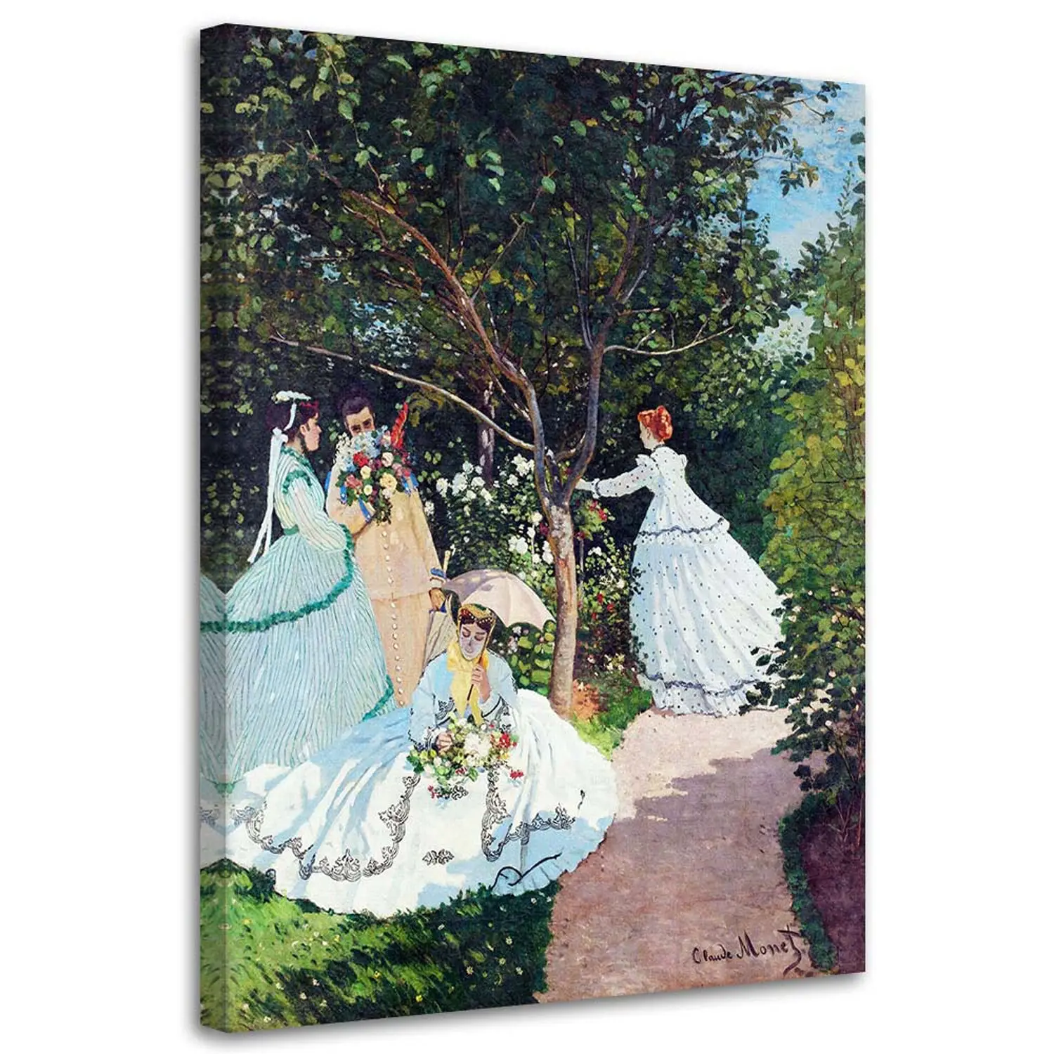 Bild REPRODUKTION Frauen im Garten Monet