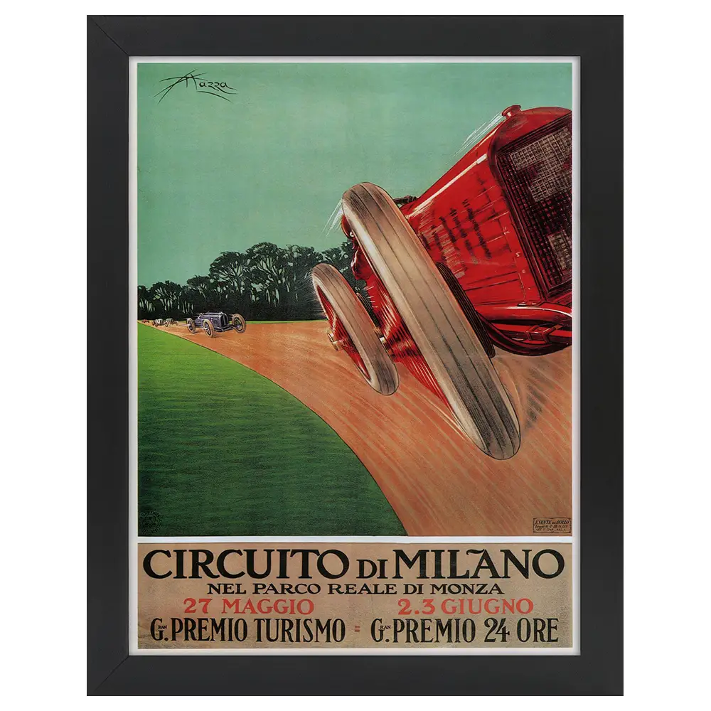 Bilderrahmen Poster Circuito di Milano
