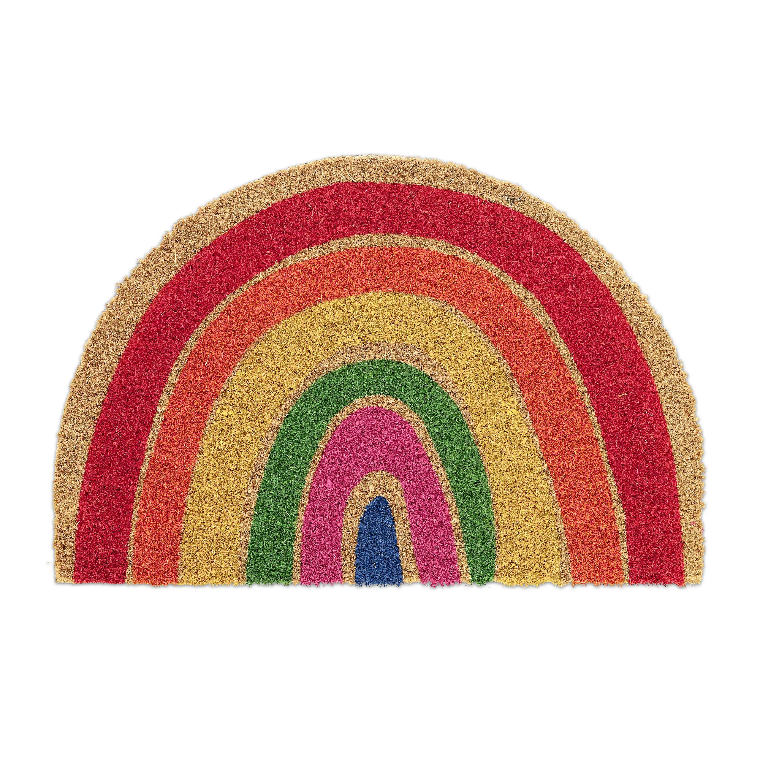 Kokos Fußmatte Regenbogen | Fußmatten