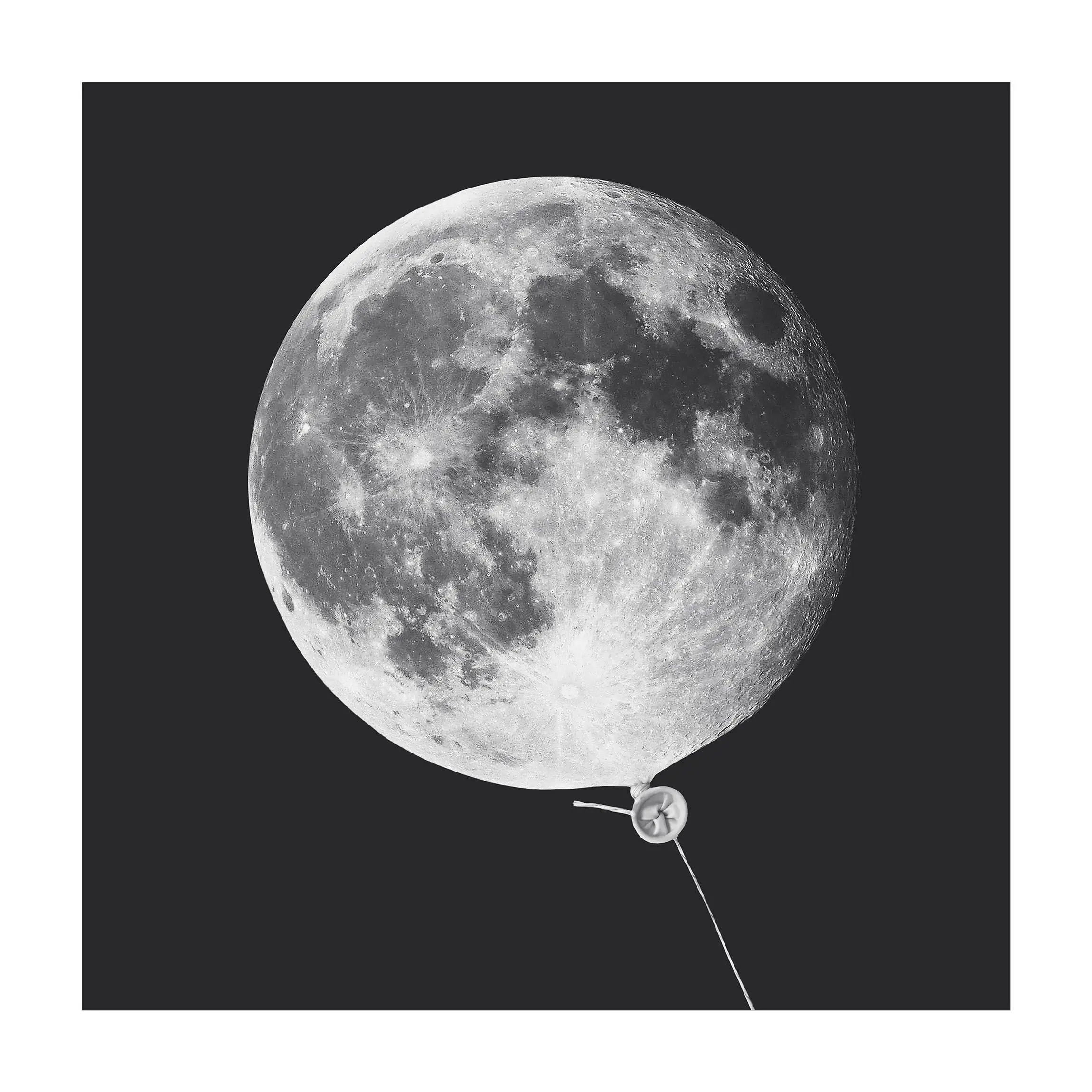 mit Mond Luftballon