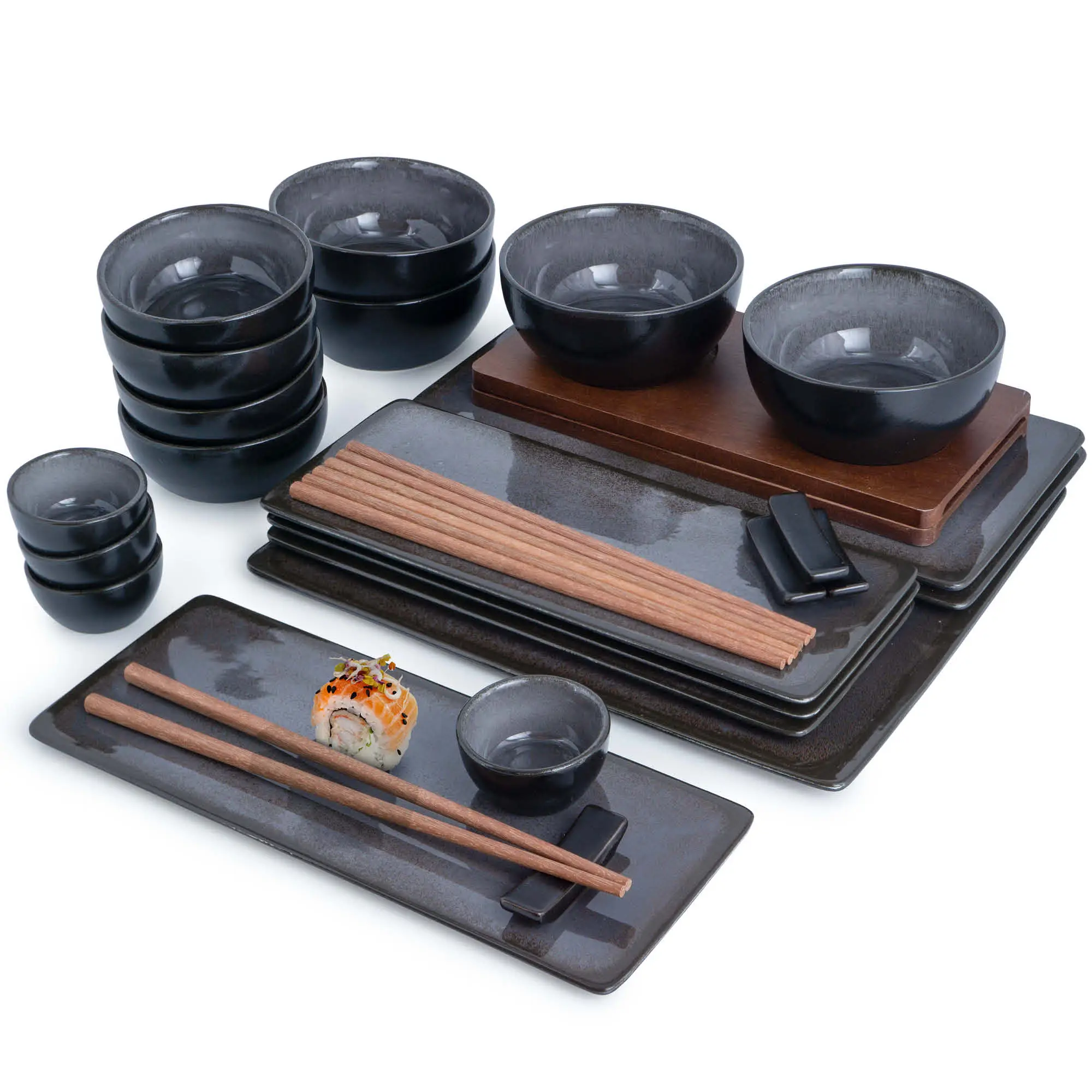 4 Geschirr-Set Personen 29tlg Sushi VIDA
