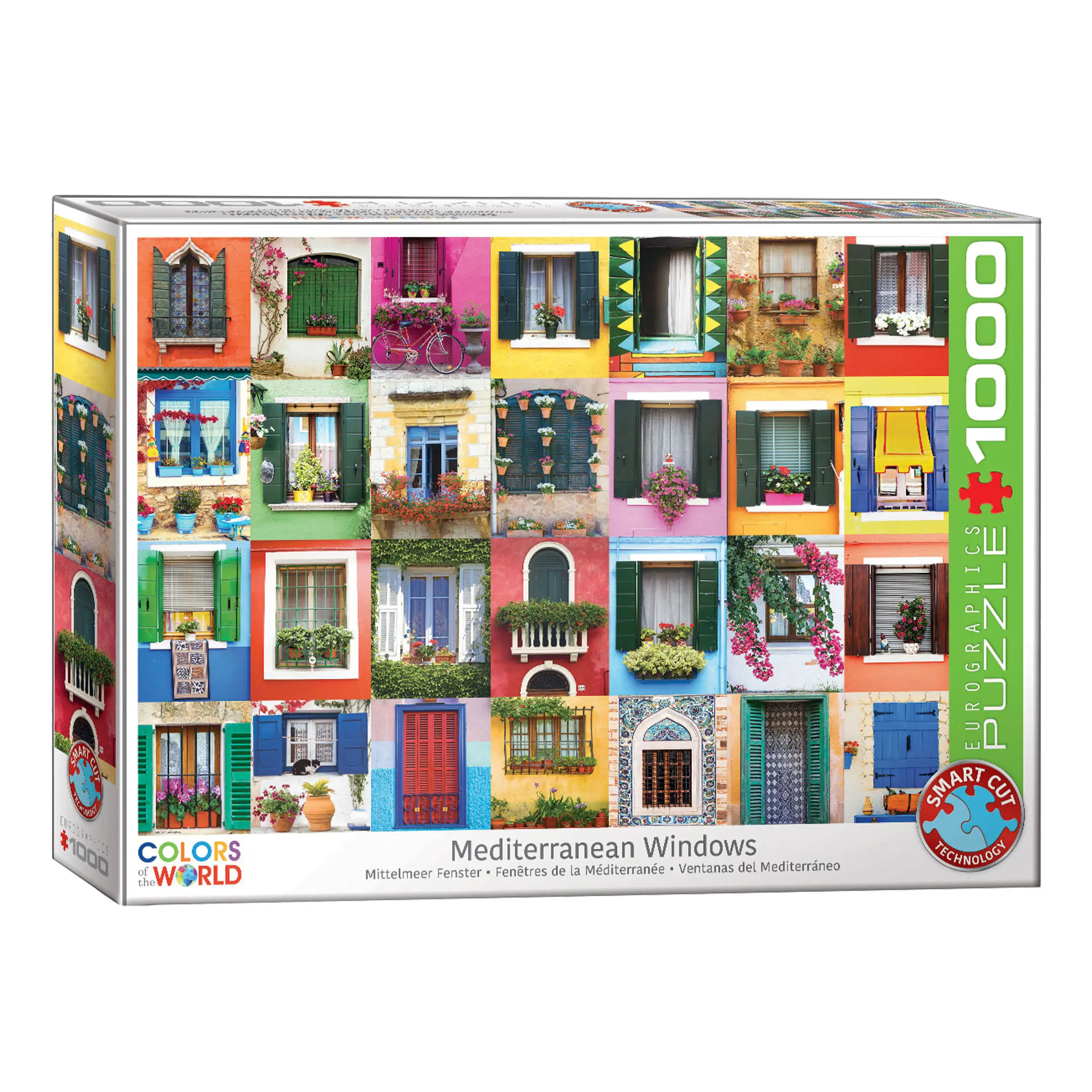 Puzzle Mittelmeerfenster 1000 Teile