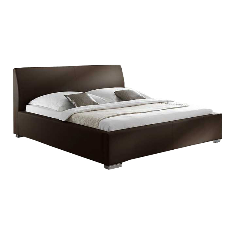 goedkoop Gestoffeerd bed Alto Comfort bruin kunstleer 160x200cm meise möbel