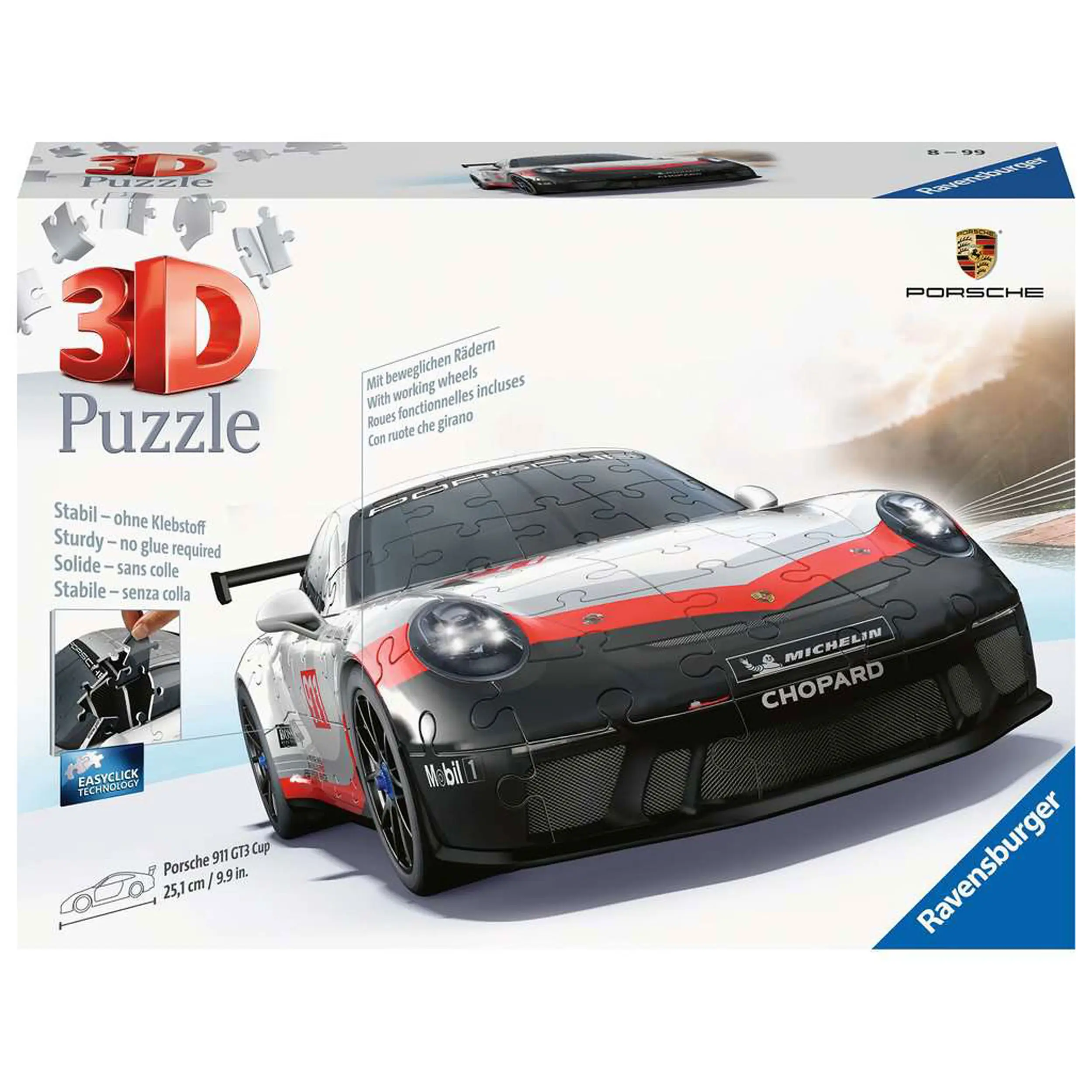 3D-Puzzle Porsche 911 GT3 Cup