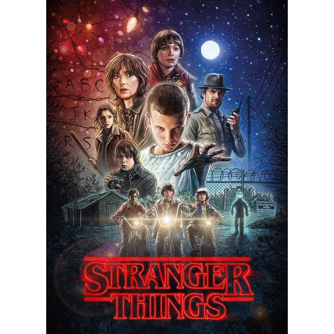 Teile Stranger Things 1000 Puzzle