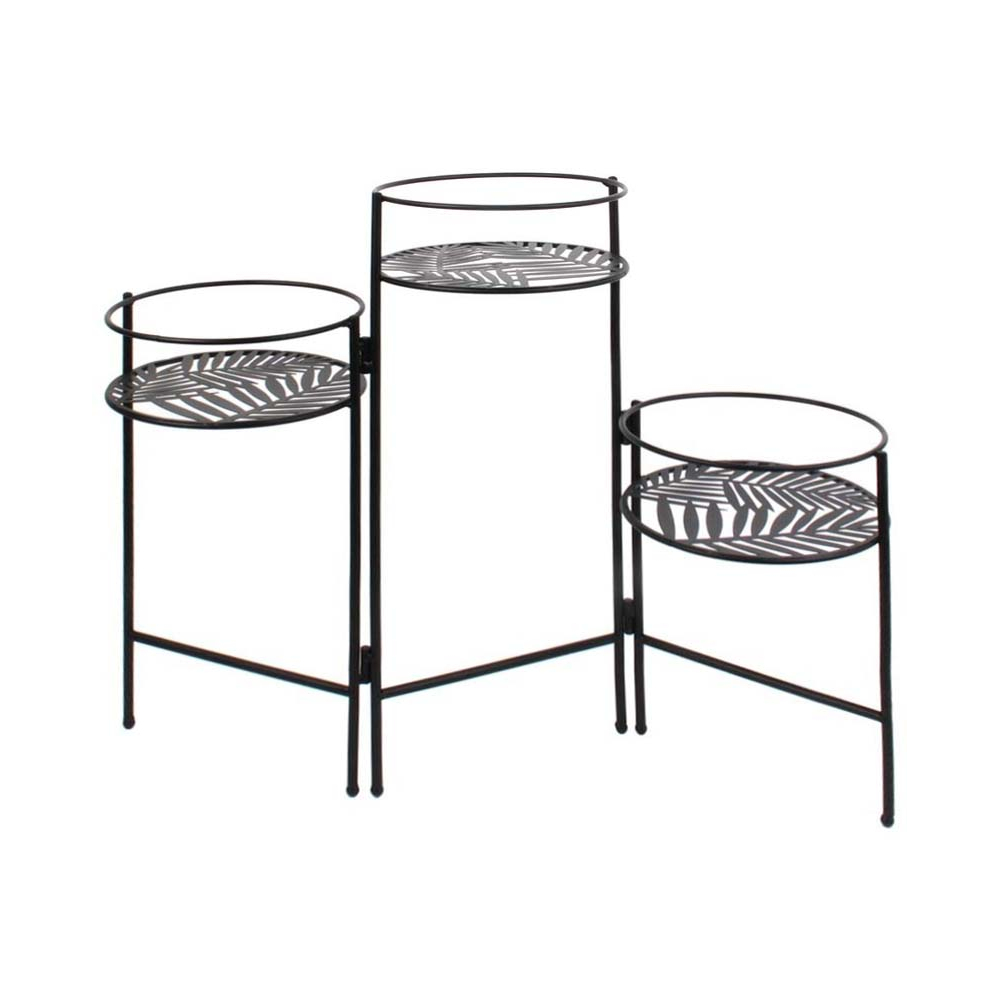 Pflanzregal Aus Metall Mit Blatt Cut Out Kaufen Home24 Pflanzregal aus metall mit blatt cut out kaufen home24