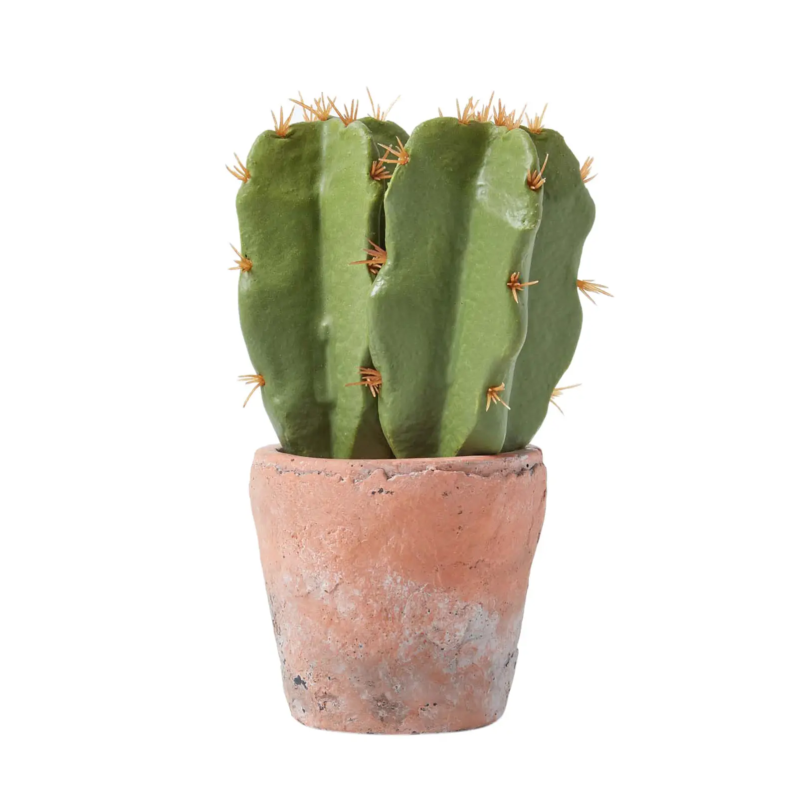 Klein K眉nstlicher Kaktus in Topf