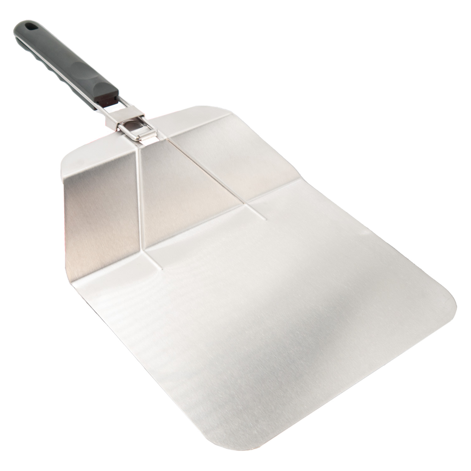 Großer Pizzaschieber Aus Aluminium, 40,6 Cm – Mit Klappbarem Eichenholz-Griff & Inkl. E-Book-Tipps