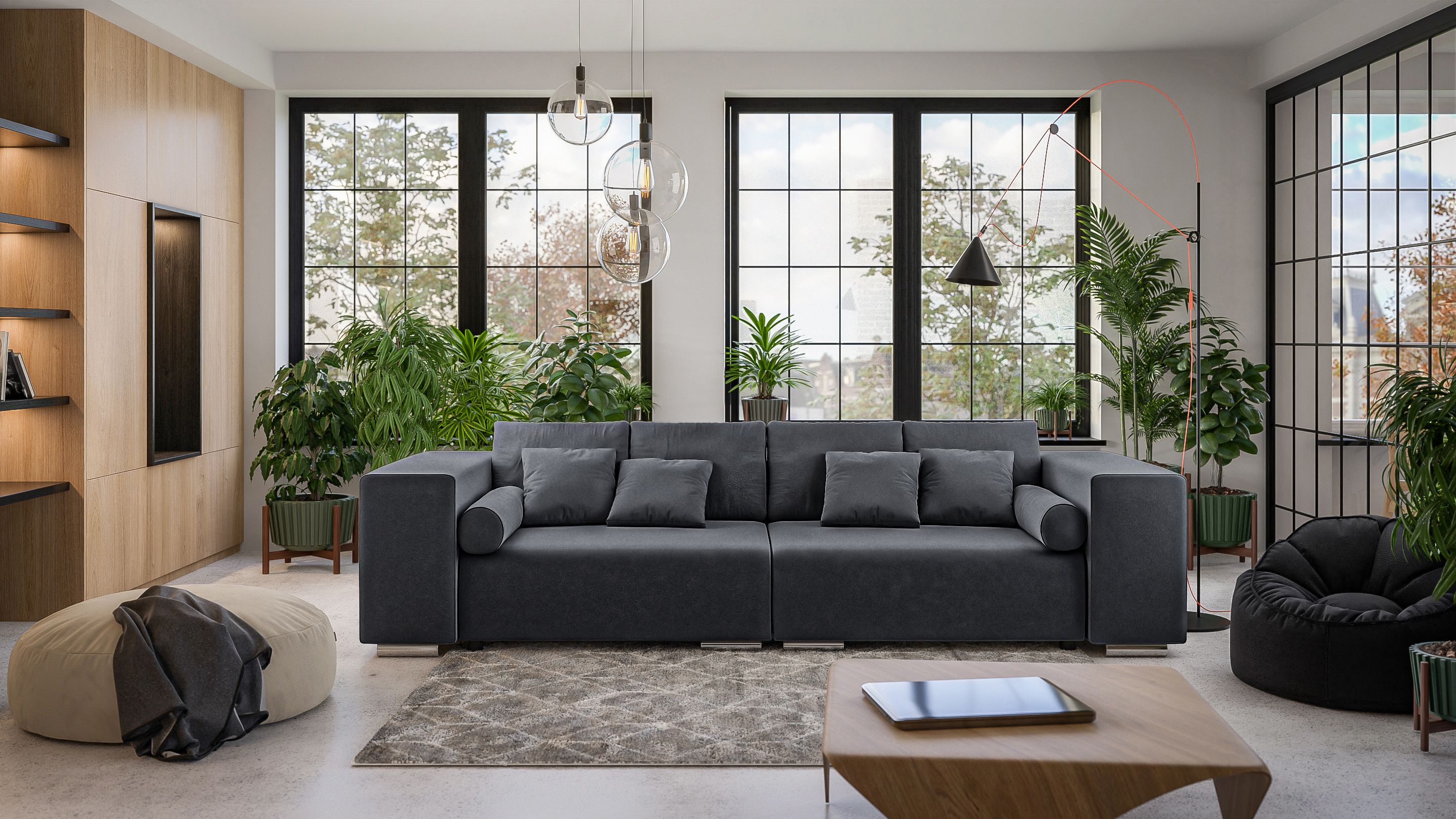 Vancouver Bigsofa Couchgarnitur outlets hellbraun UVP 1698 € - 4172