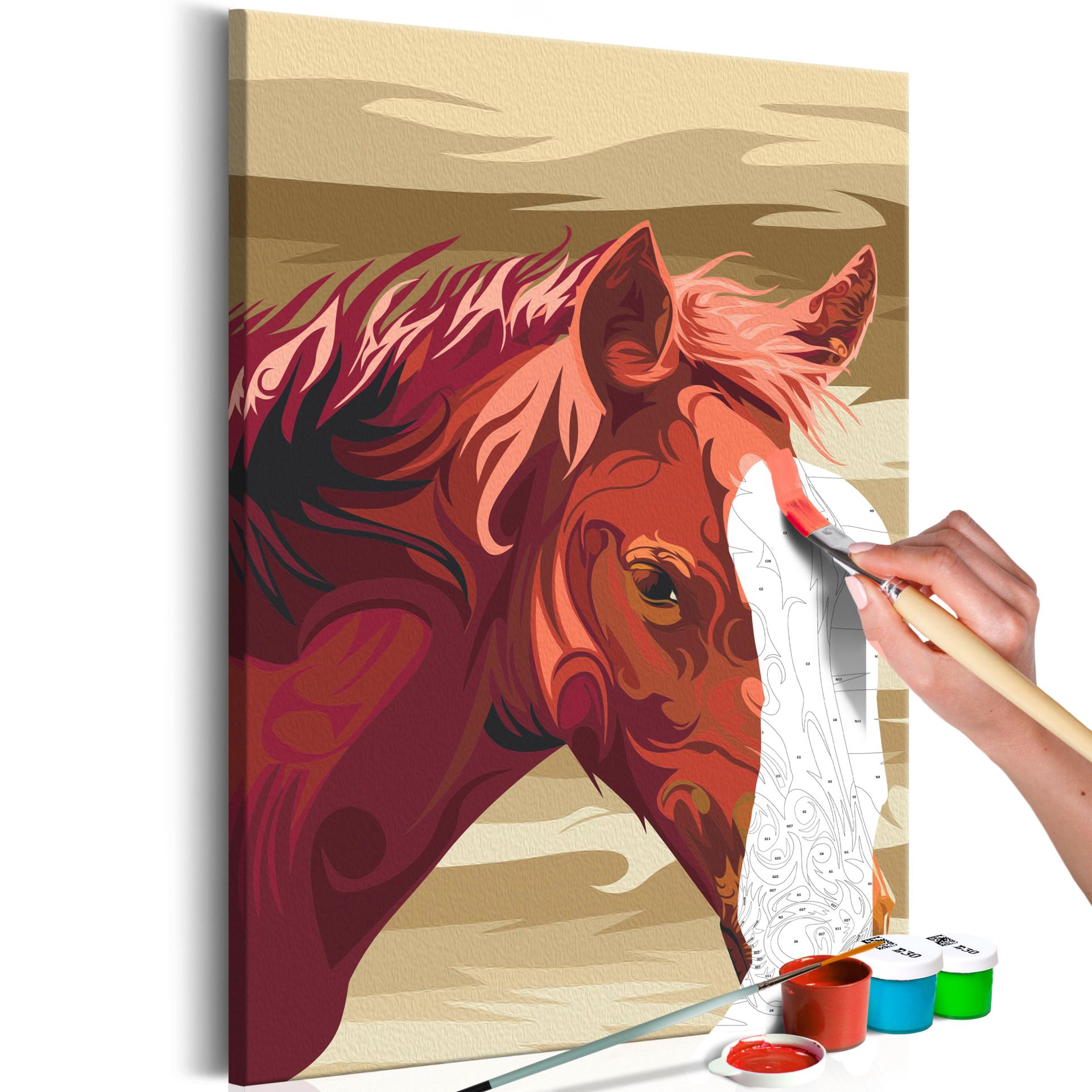 Wandbild Malen nach Zahlen Tiere Pim kaufen | home24