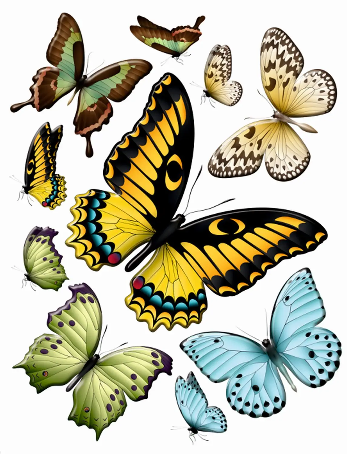 Wandtattoo Schmetterlinge