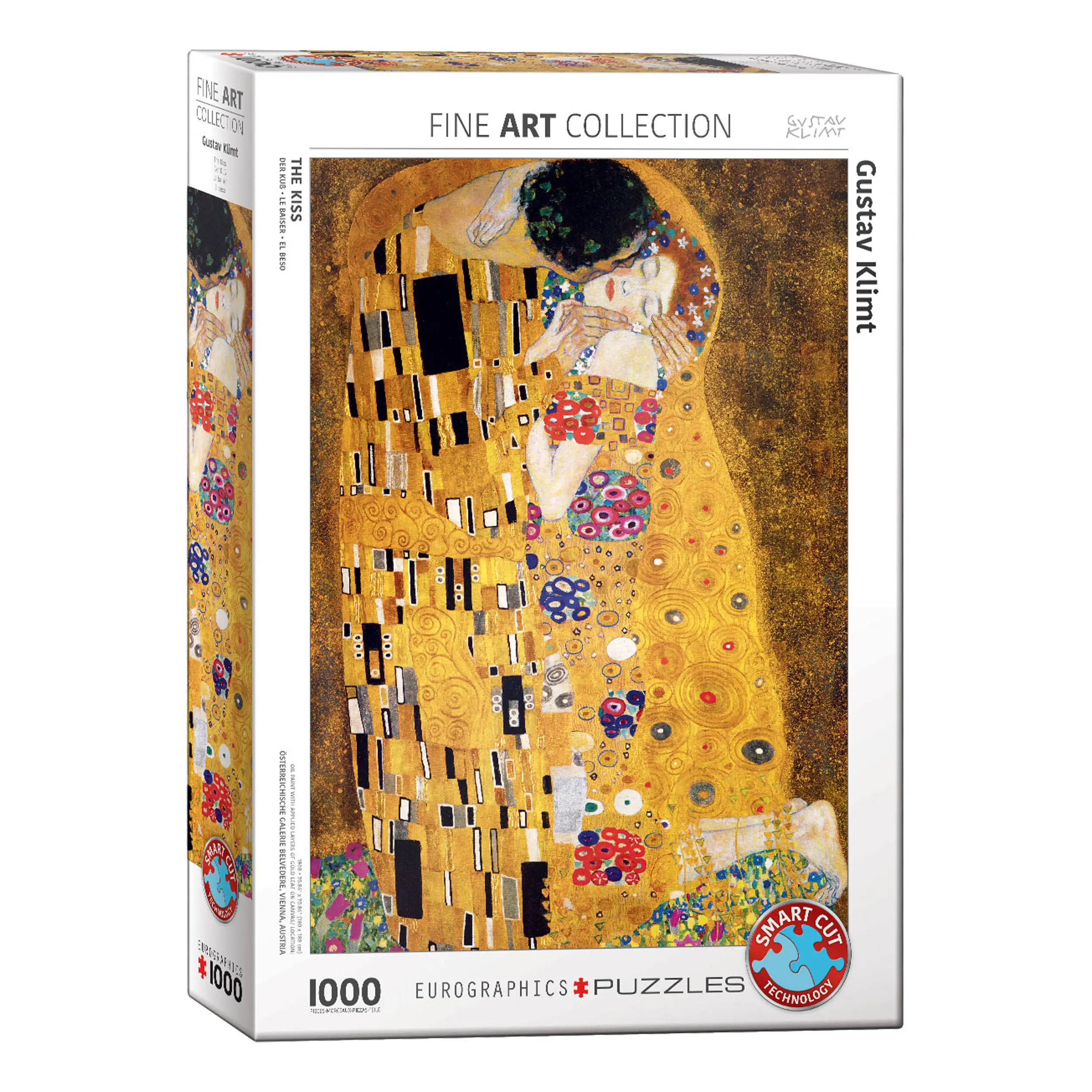 Puzzle Gustav Klimt Der 1000 Kuss