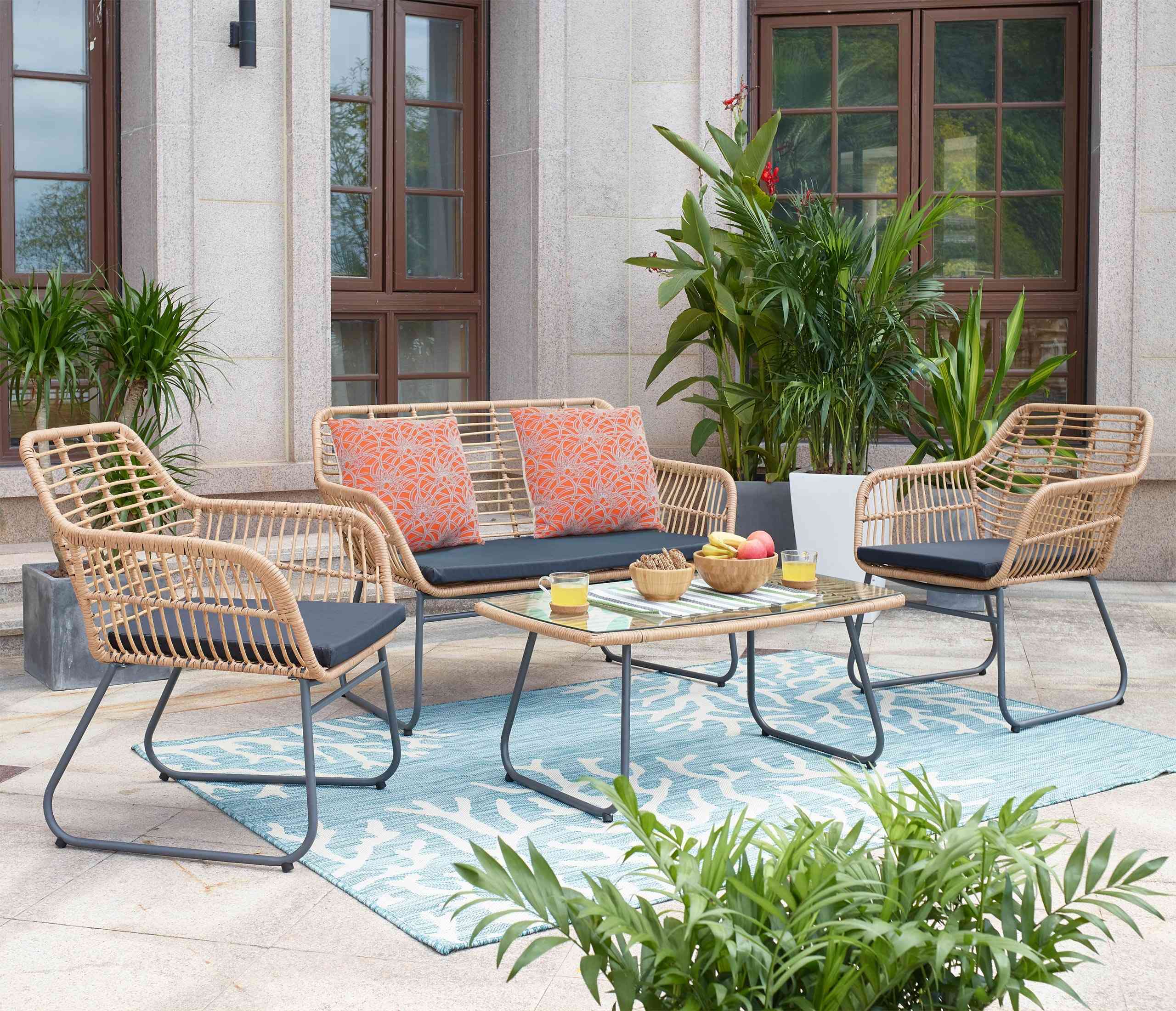 Polyrattan Garnitur G17a 6 teilig kaufen home24