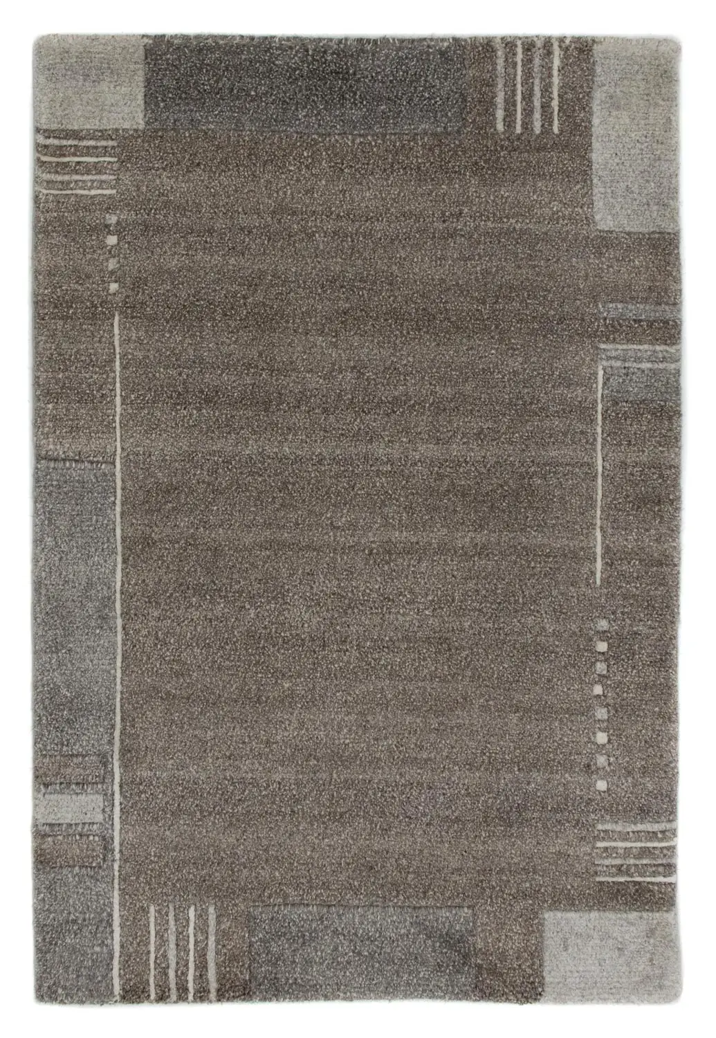 Teppich - grau - 90 Nepal 60 x cm