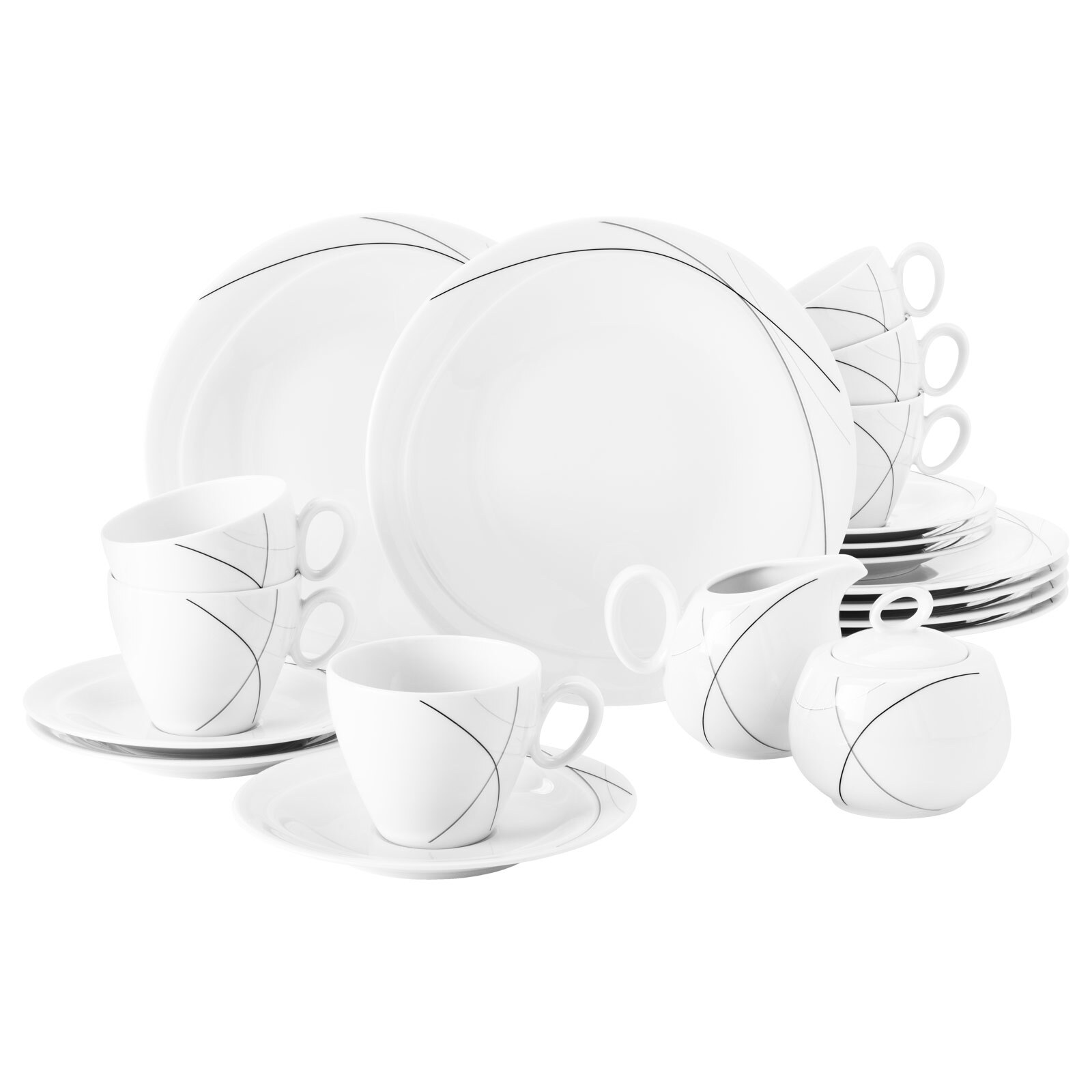 Seltmann Weiden Tazza Trio Highline 210 Ml - Porcellana Dura Made In Germany