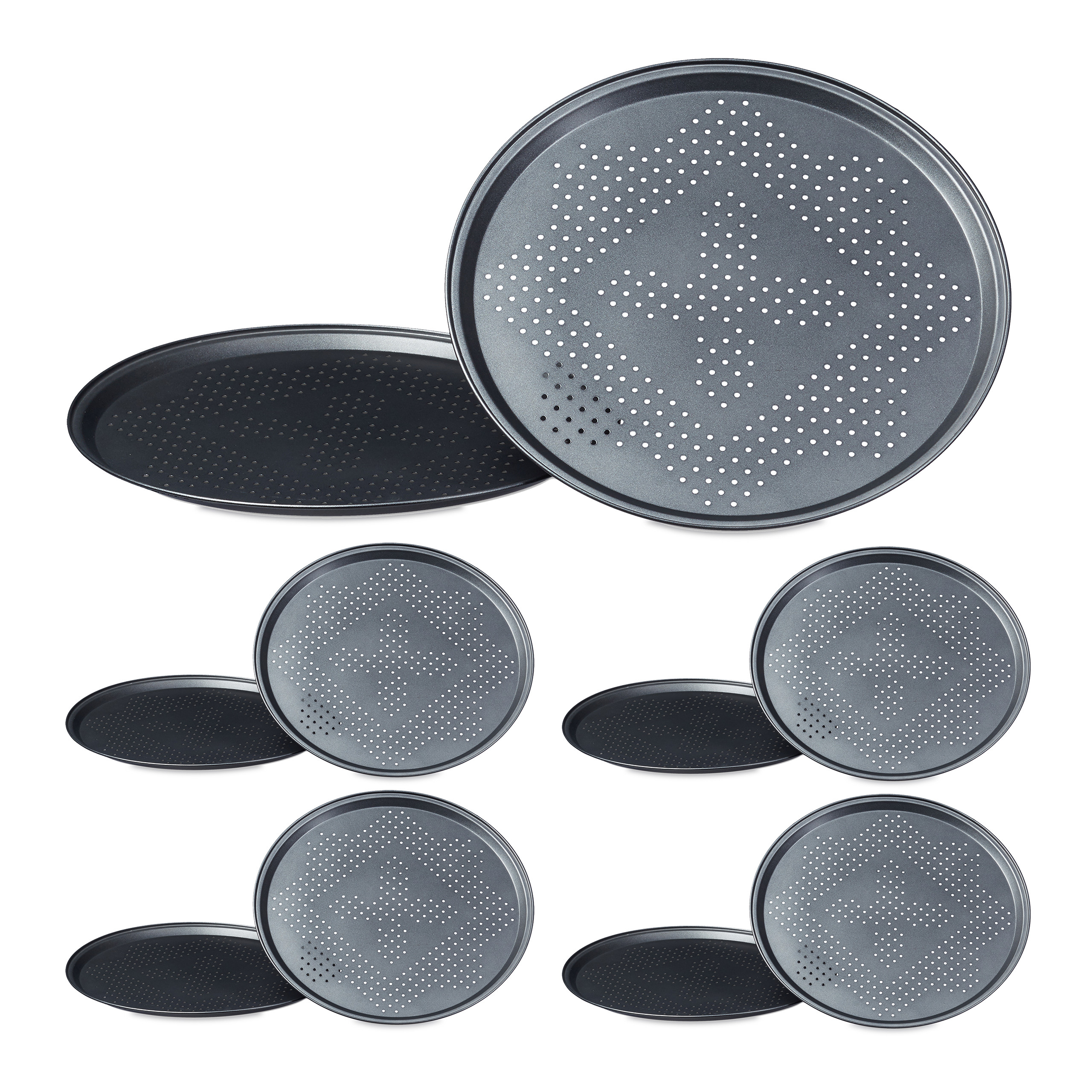 Thunder Group Dampfpfanne – Halbe Größe, 10,2 Cm Tief, Perforiert, 24 Gauge Edelstahl | Für Catering, Buffet, Gewerbeküche