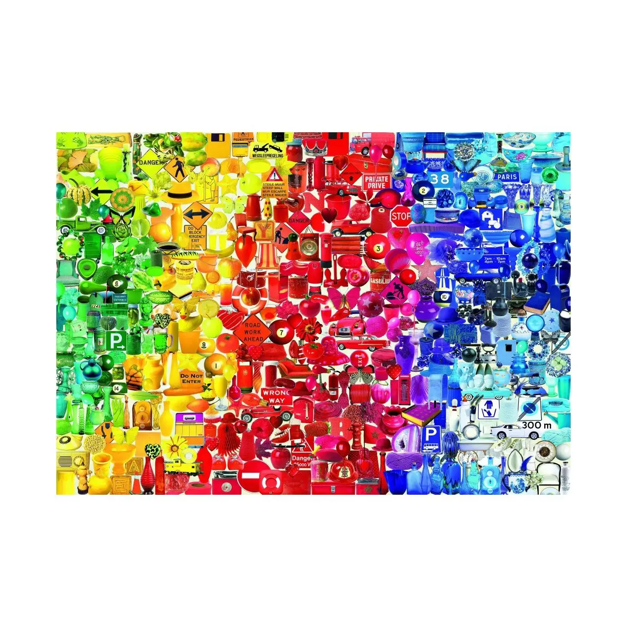 Puzzle Farbige Dinge