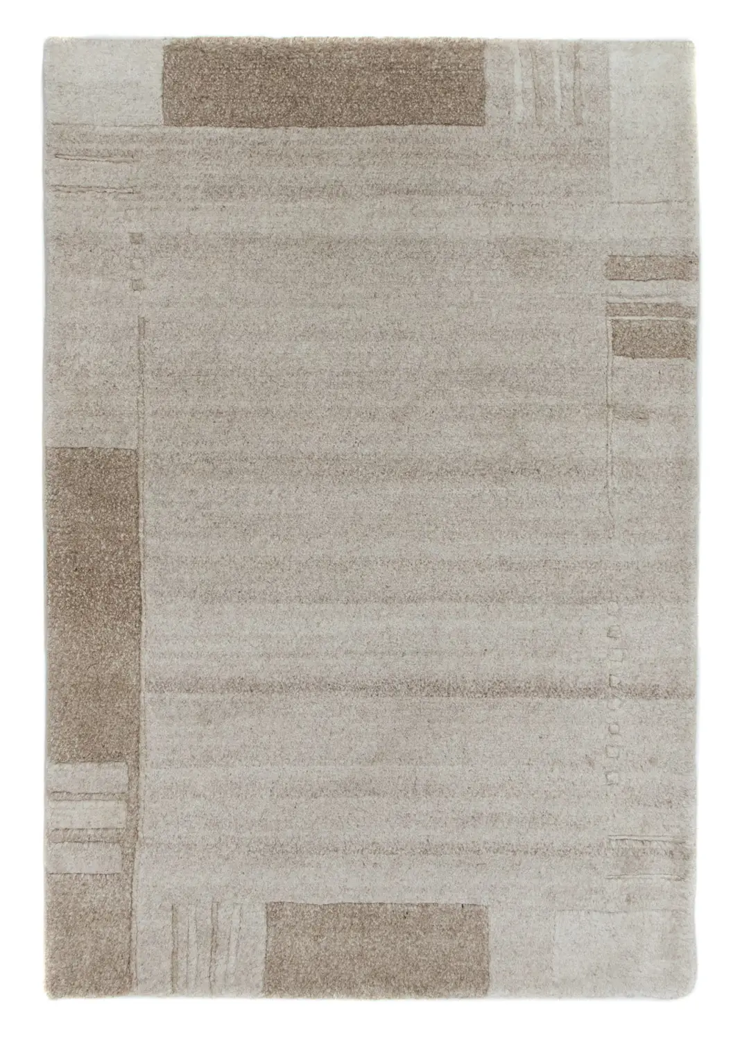 Nepal Teppich - 90 x 60 cm - beige