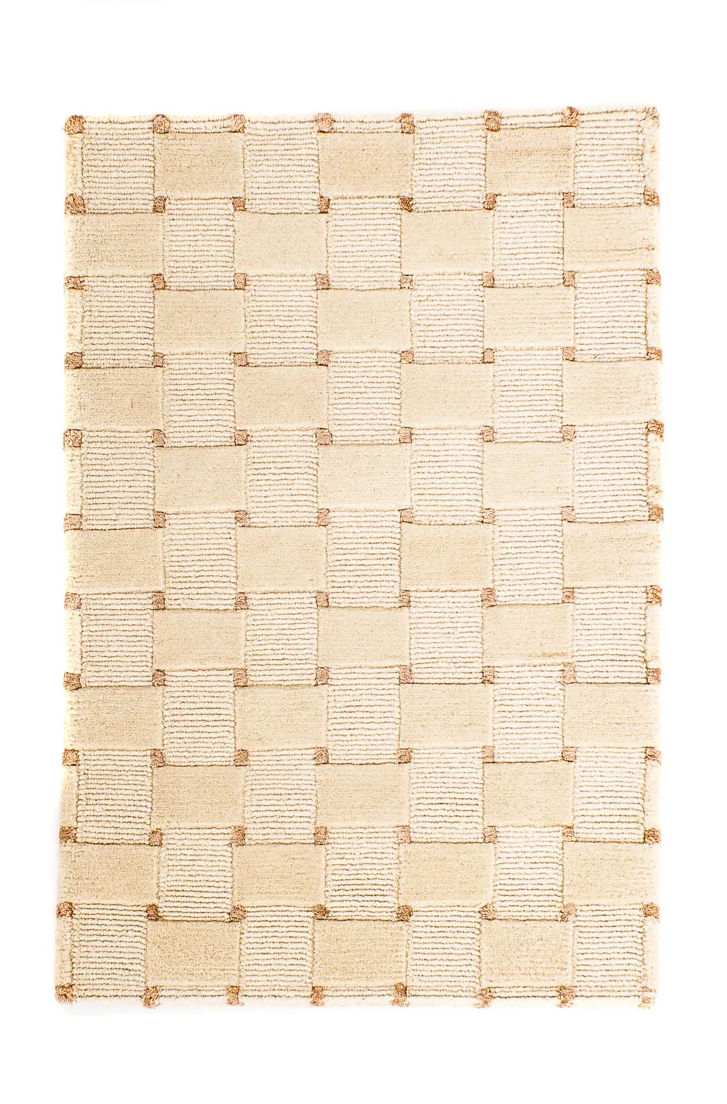 Nepal Teppich - 90 x 60 cm - beige