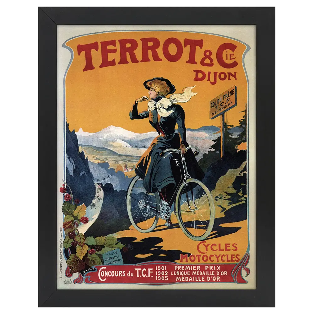 Bilderrahmen Poster Terrot & CIE, Dijon
