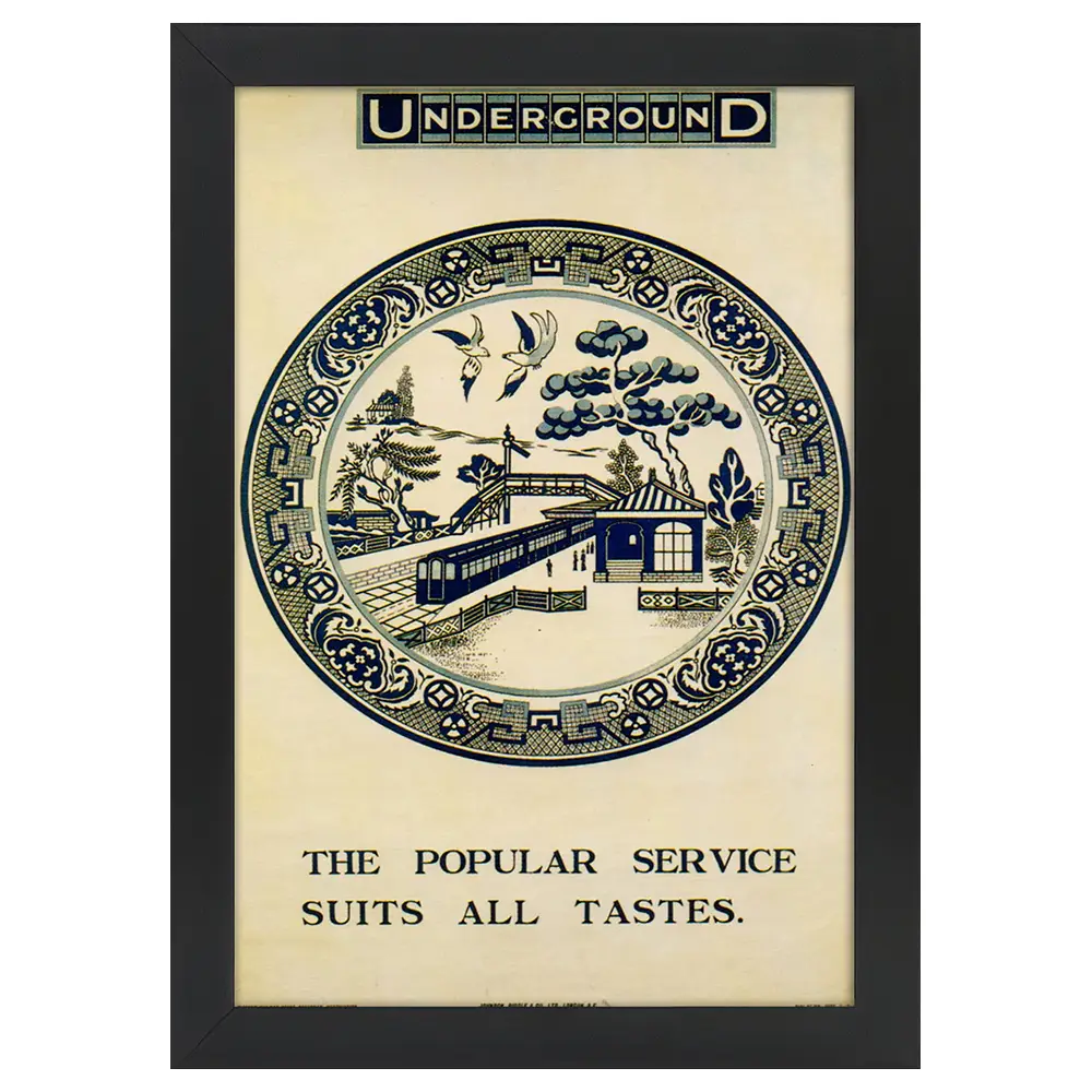Bilderrahmen Poster 1913 Service Populae