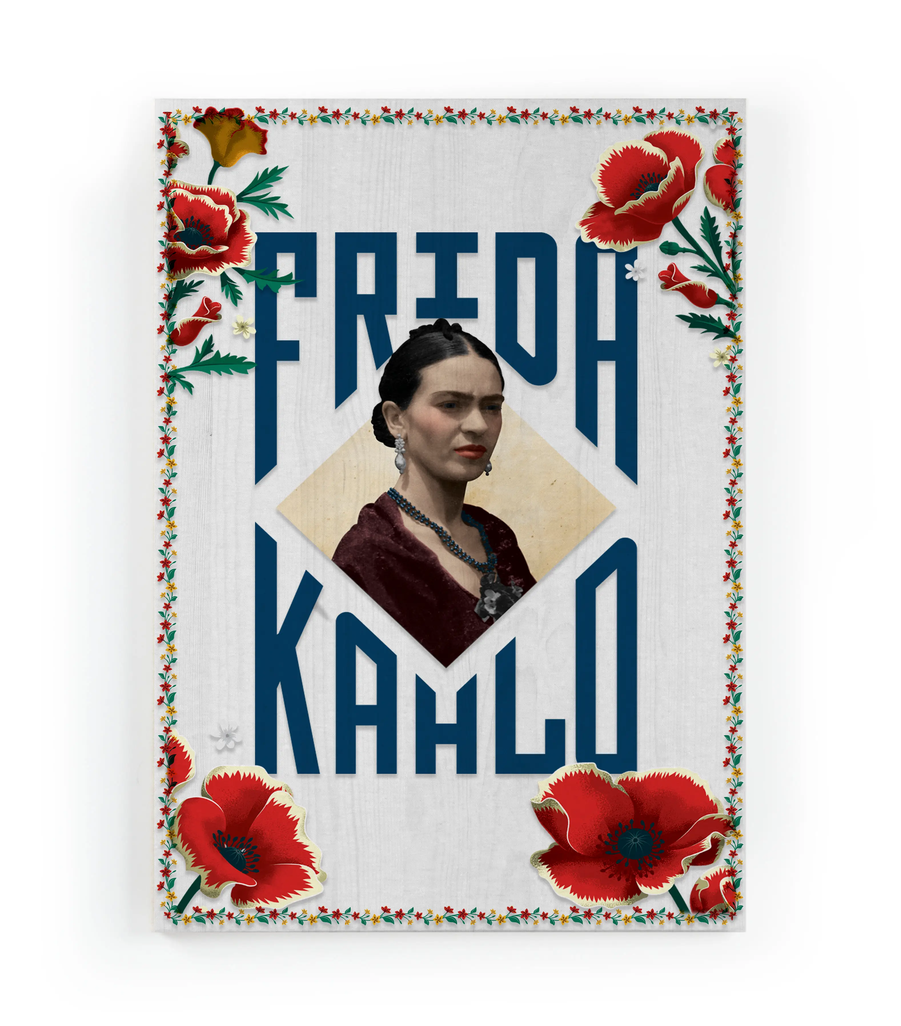 60x40 Frida Kahlo Leinwand