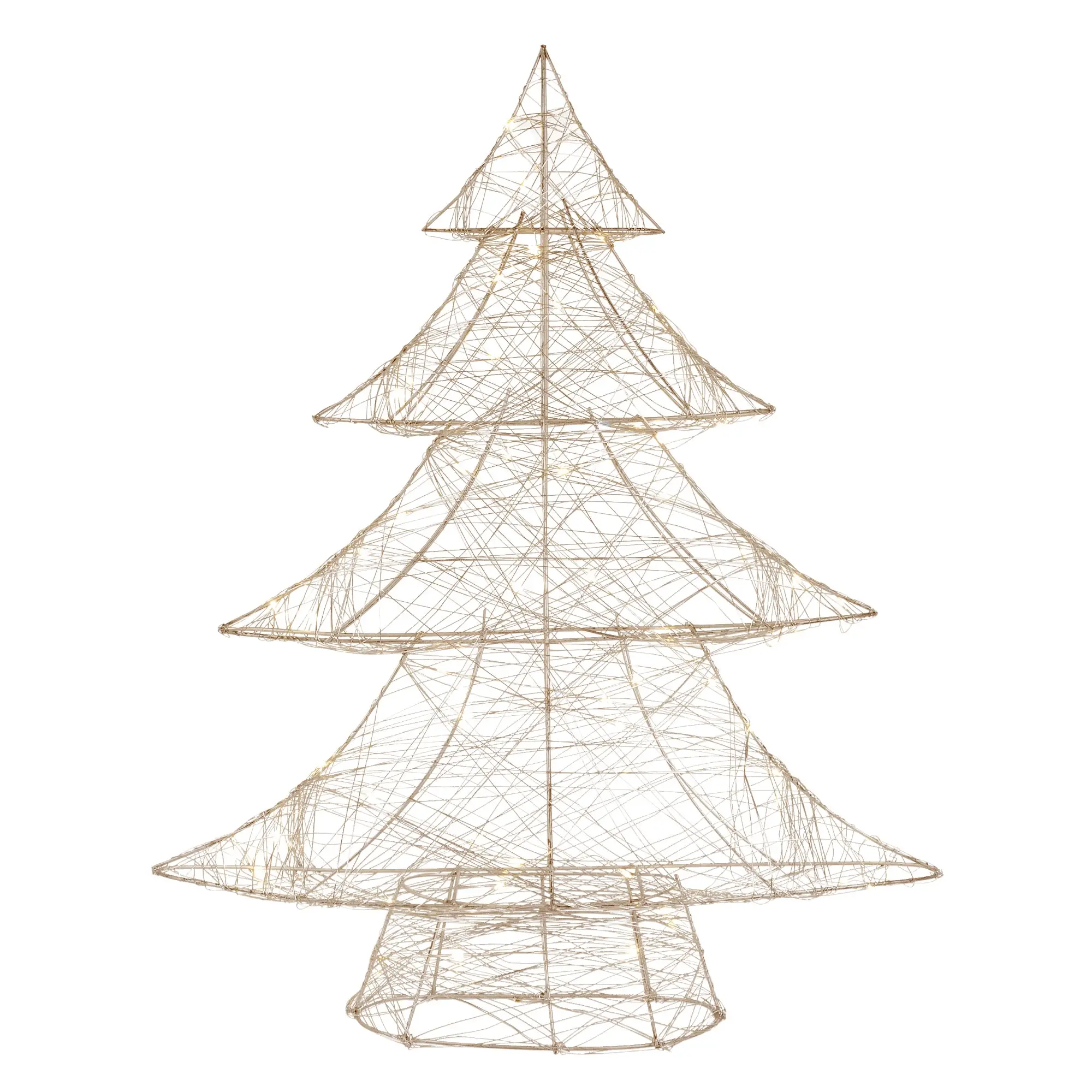Weihnachtsbaum mit LEDs warmwei脽en