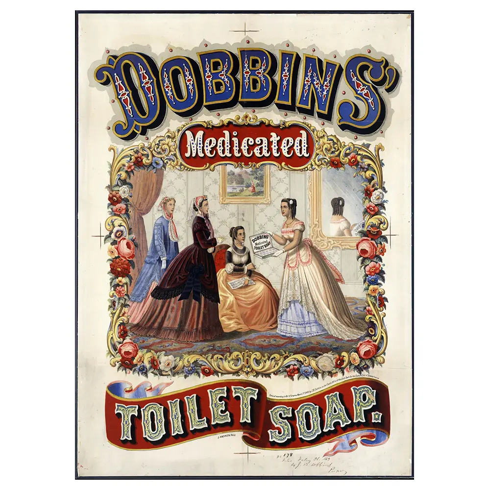 Leinwandbild Dobbins\' Toilet (1860) Soap