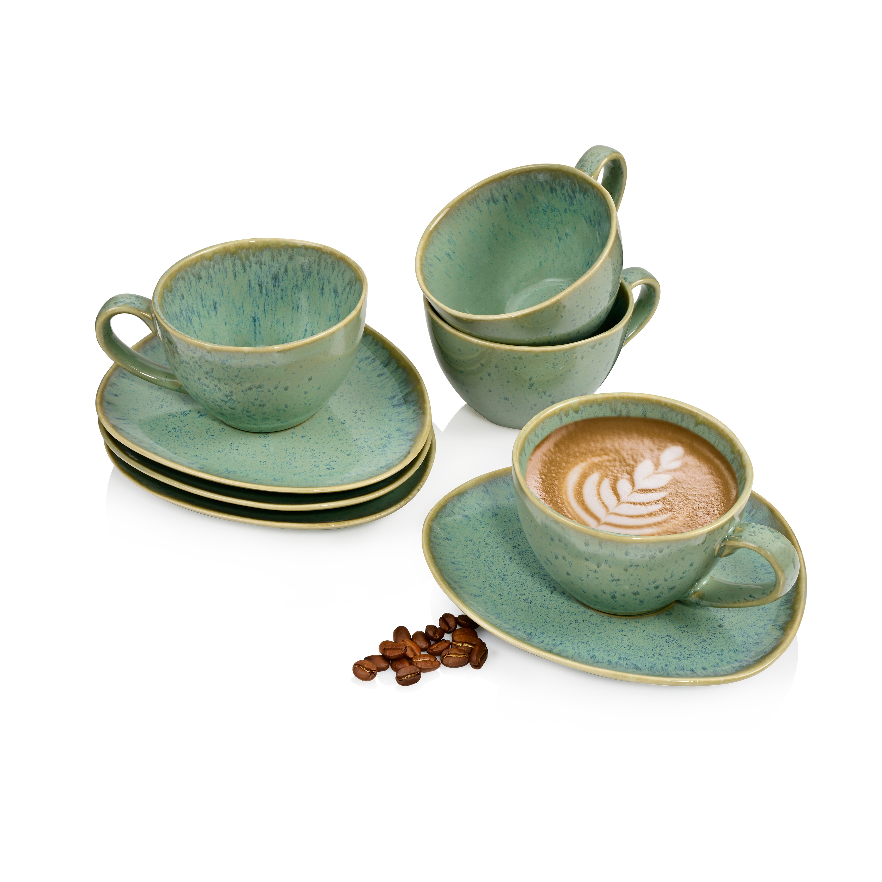 9 tlg. Kaffeetassen Set Maya 8 teilig kaufen | home24