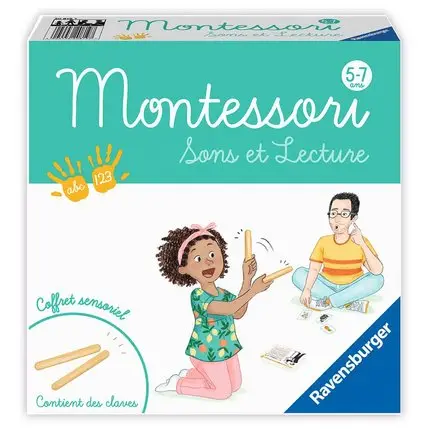 Montessori-Kl盲nge und -Lesen