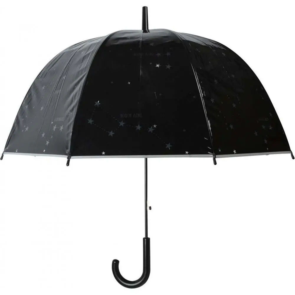 Durchsichtiger Regenschirm mit Stern Mot | Schirmständer