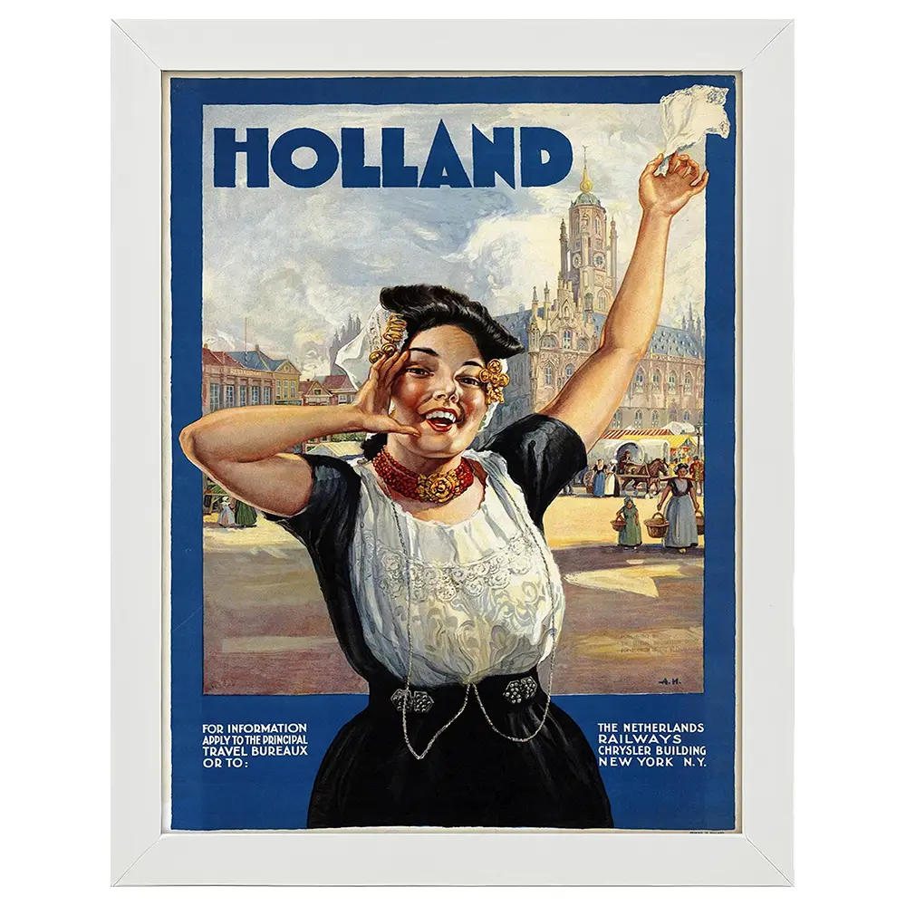 Poster Holland Bilderrahmen