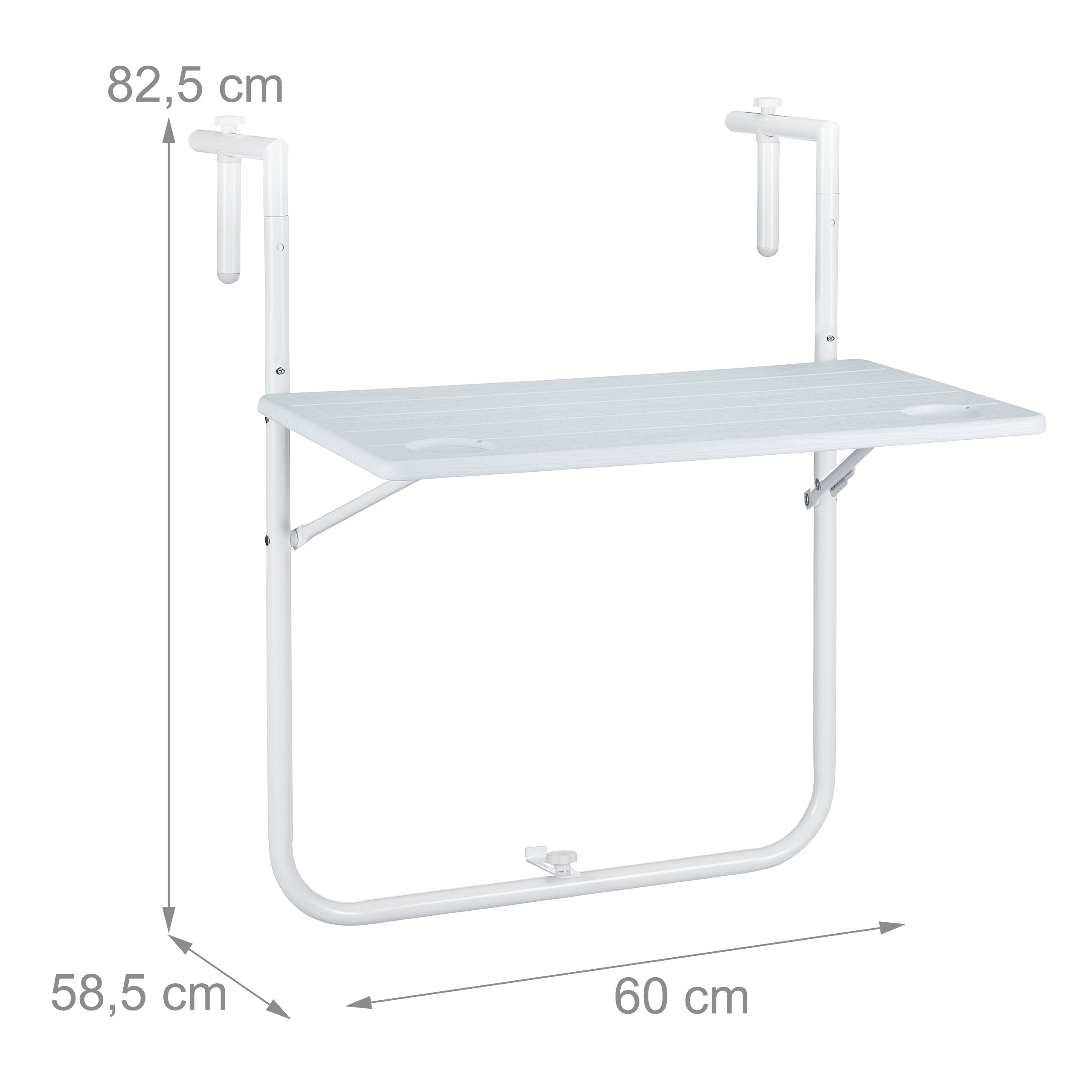 Balkon Hängetisch Holzoptik kaufen
