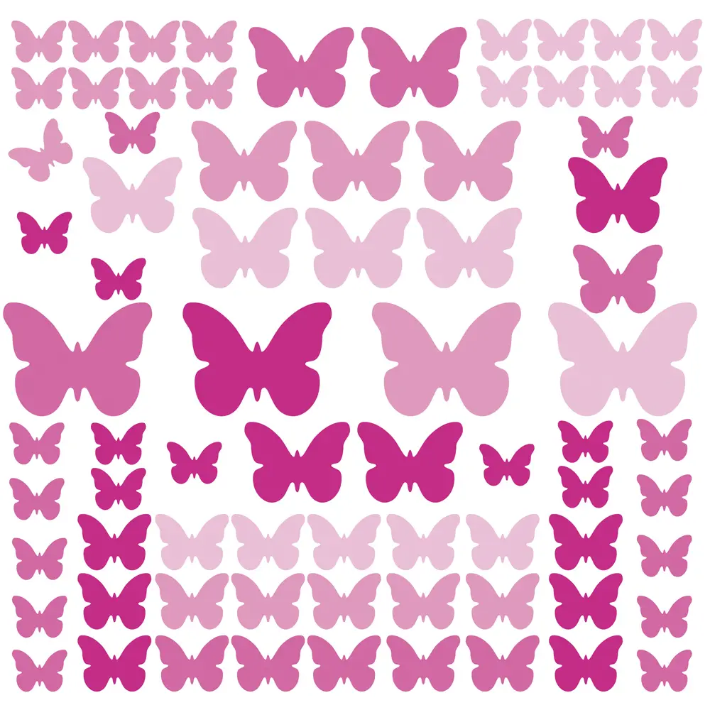 Pink Schmetterlinge