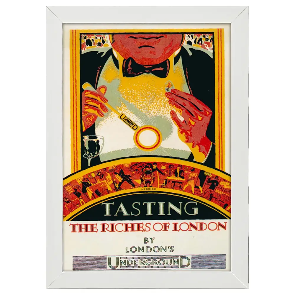 1927 Tasting The Riches Bilderrahmen