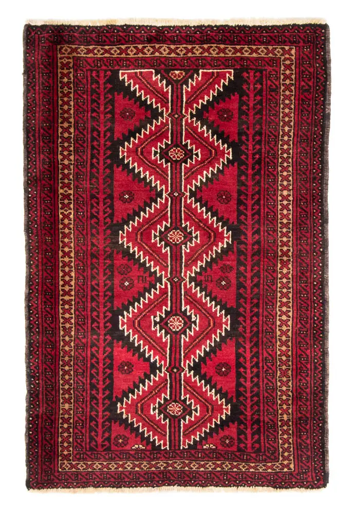 - x 124 rot 194 cm - Belutsch Teppich