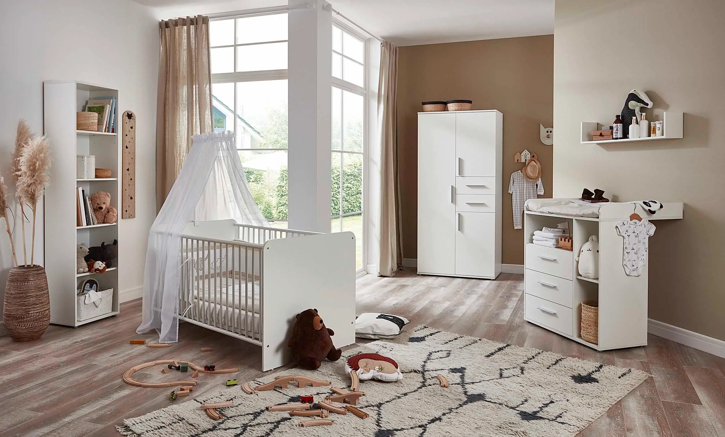 3 Babyzimmer Umbauseiten-Set Aliya mit