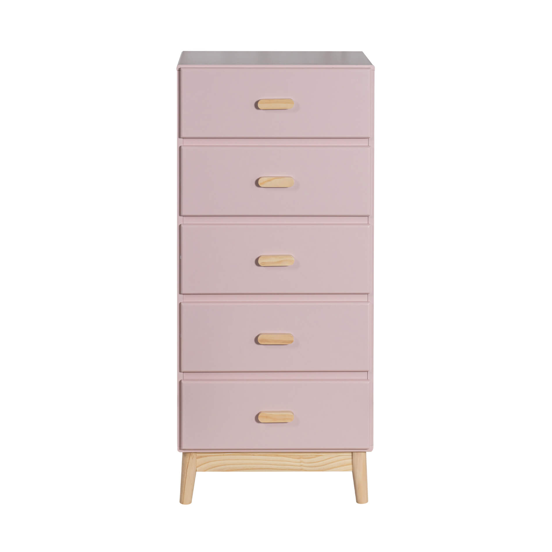 YITAHOME Ladekast met 4 laden, stoffen dressoirs met gemakkelijk trekhandvat, stevig stalen frame, opbergladen voor slaapkamer, kast, kleding
