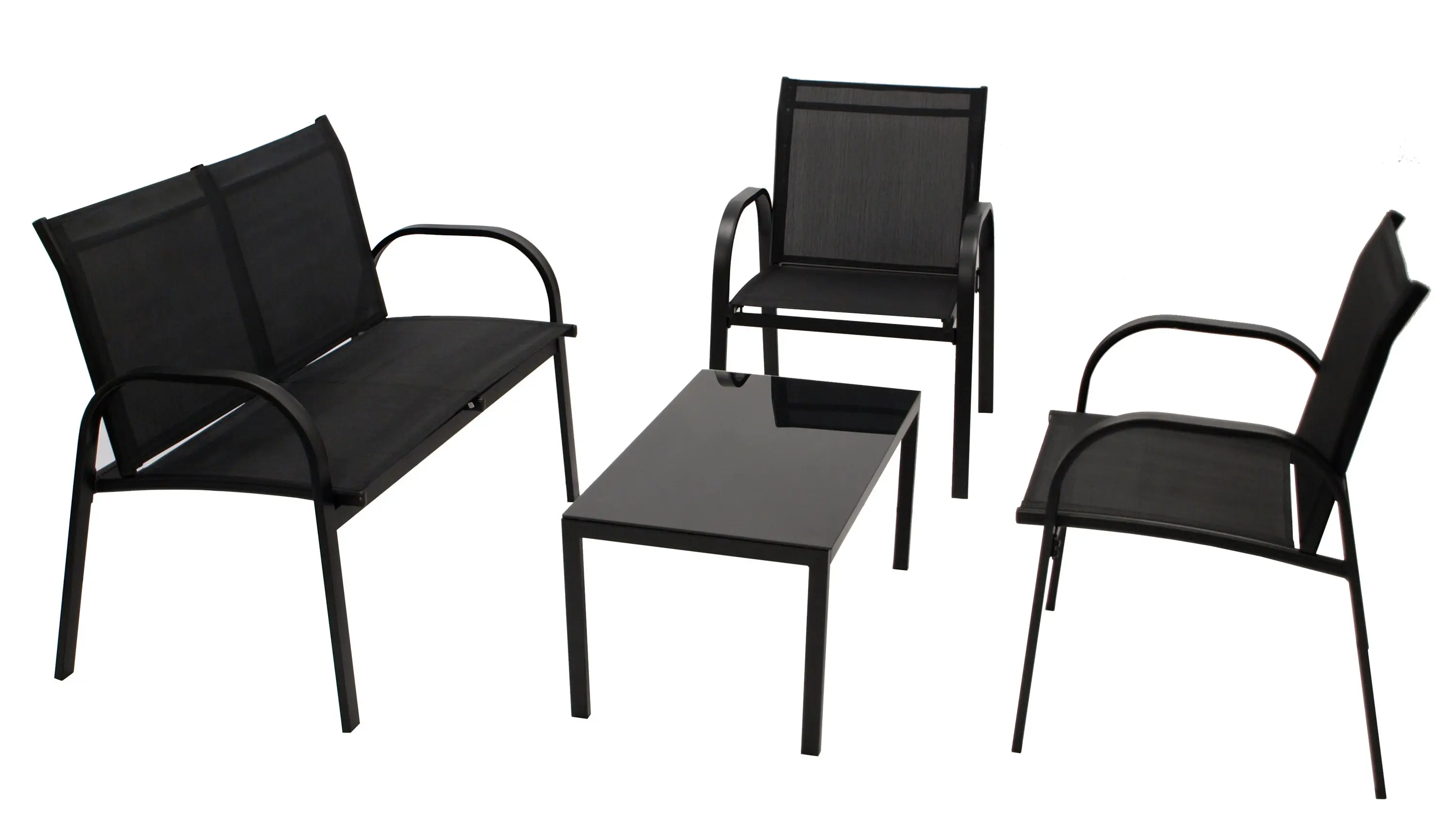 Lounge Set ARONA 4-teilig, Metall 