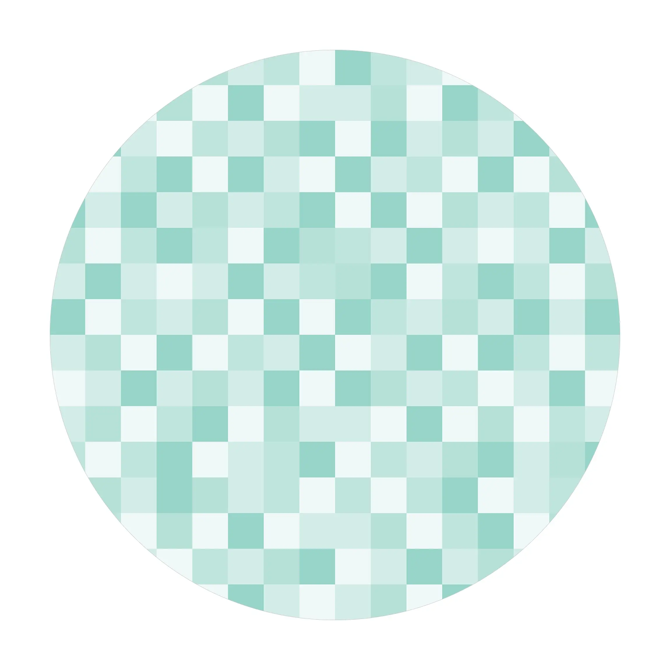 Geometrisches Muster Mosaik Mintgr眉n