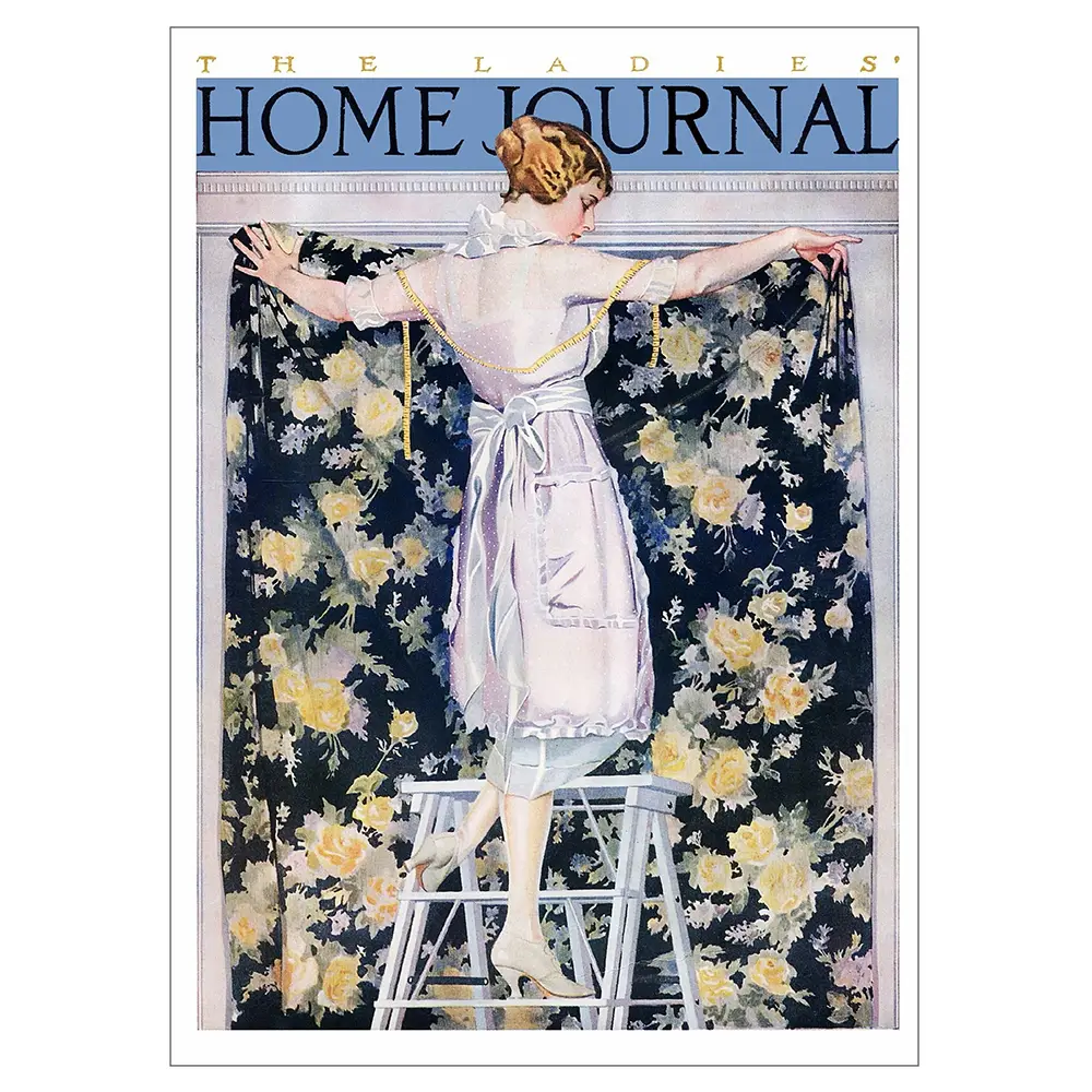 1921 Ladies Journal Home Leinwandbild