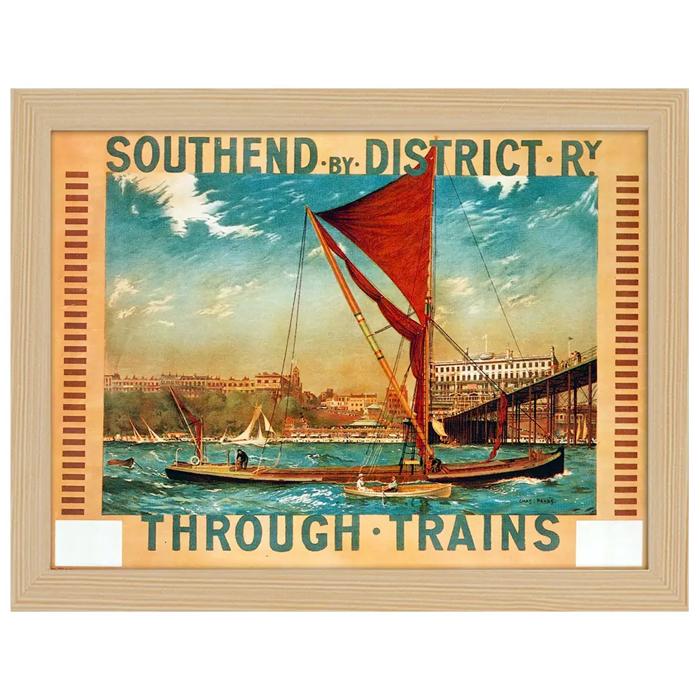 Bilderrahmen Poster 1915 Southend