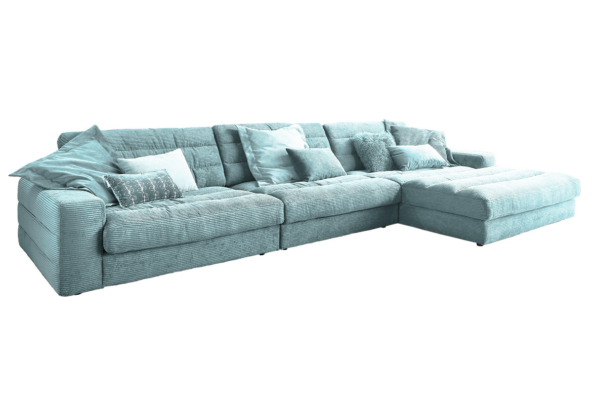 LANA Ecksofa | XL kaufen Cord home24 Recamiere Sofa