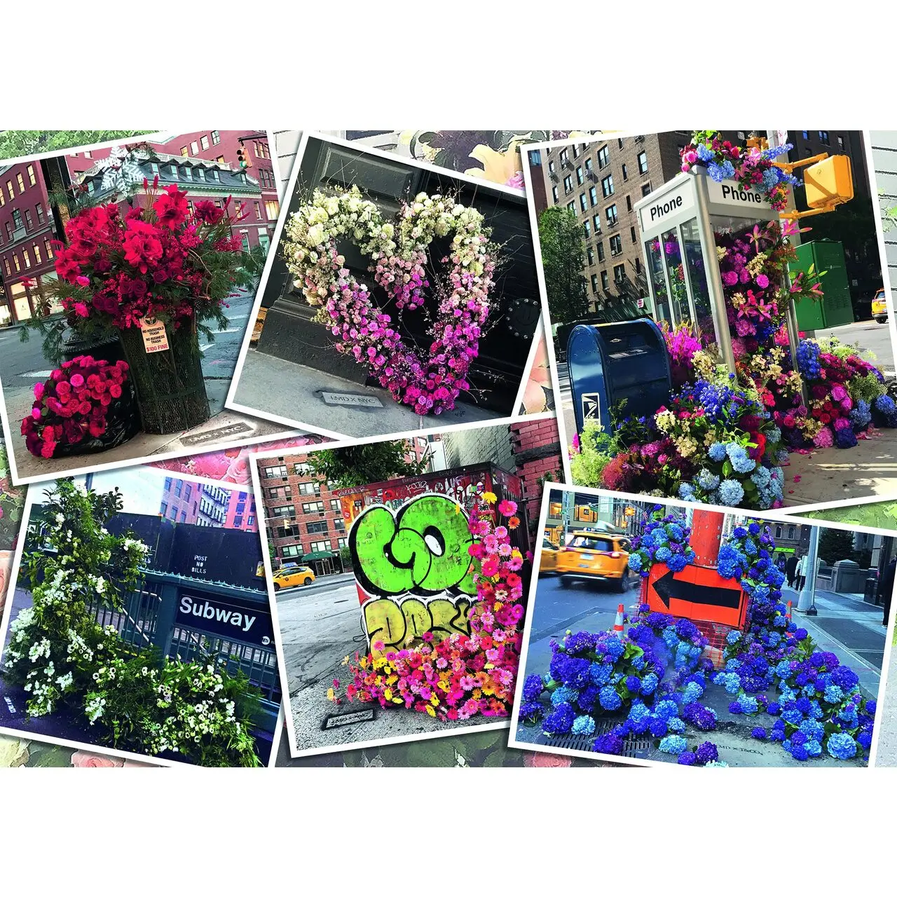 Puzzle Blumen in New York 1000 Teile