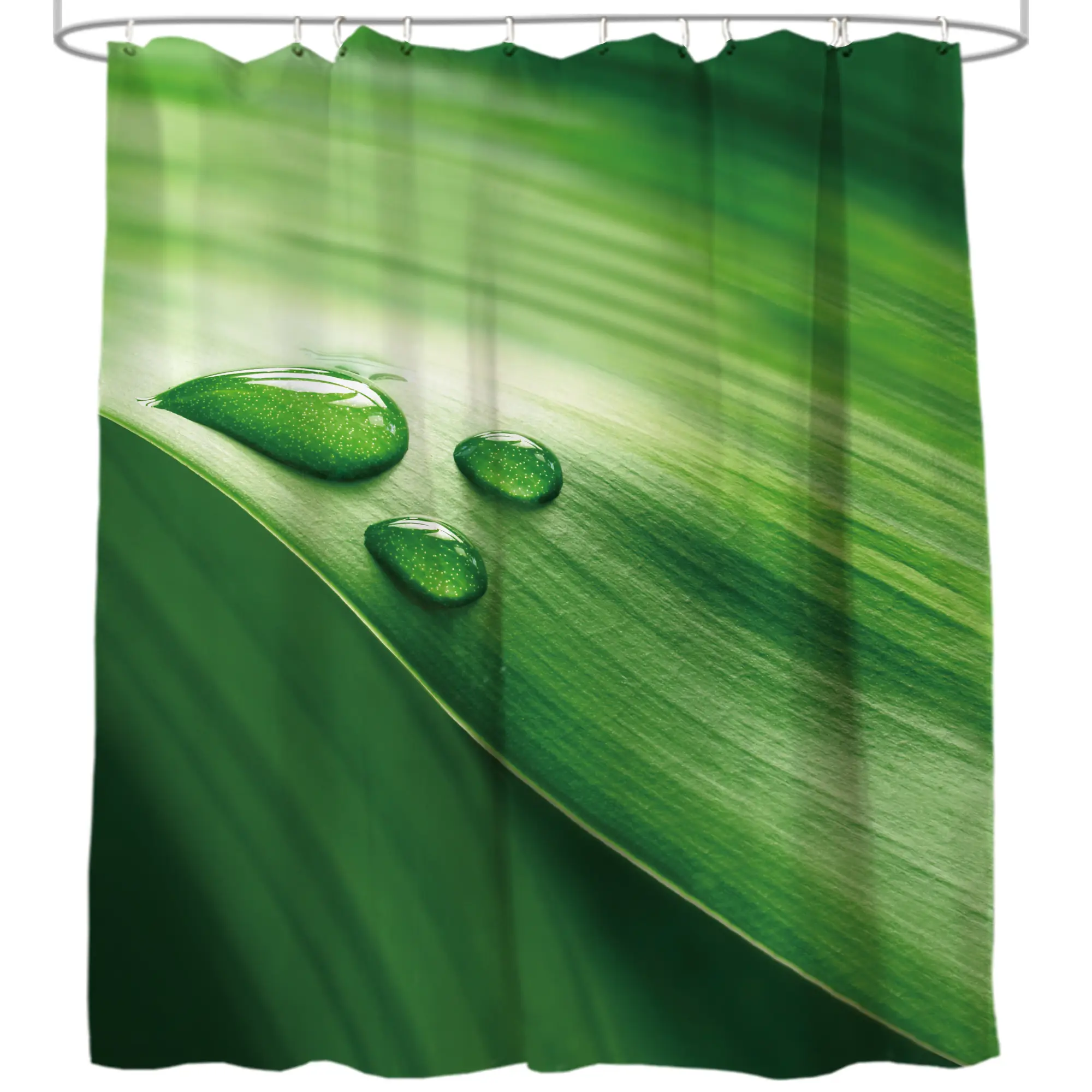 Duschvorhang Green Leaf 180 x 200 cm